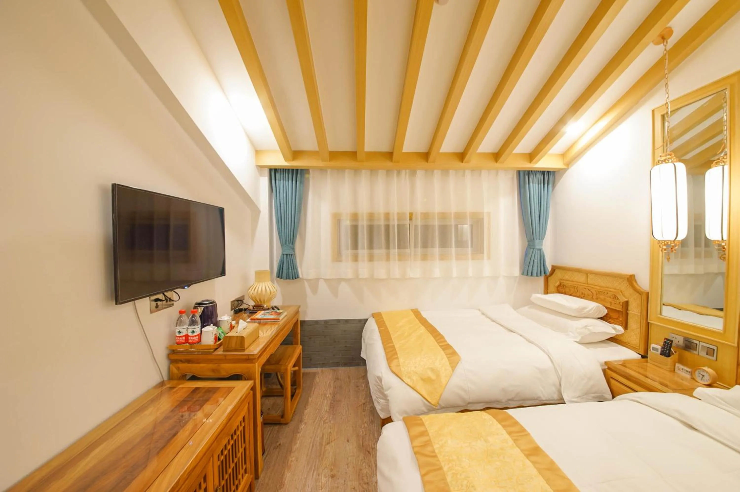 Bed in Pipa Hotel Datong