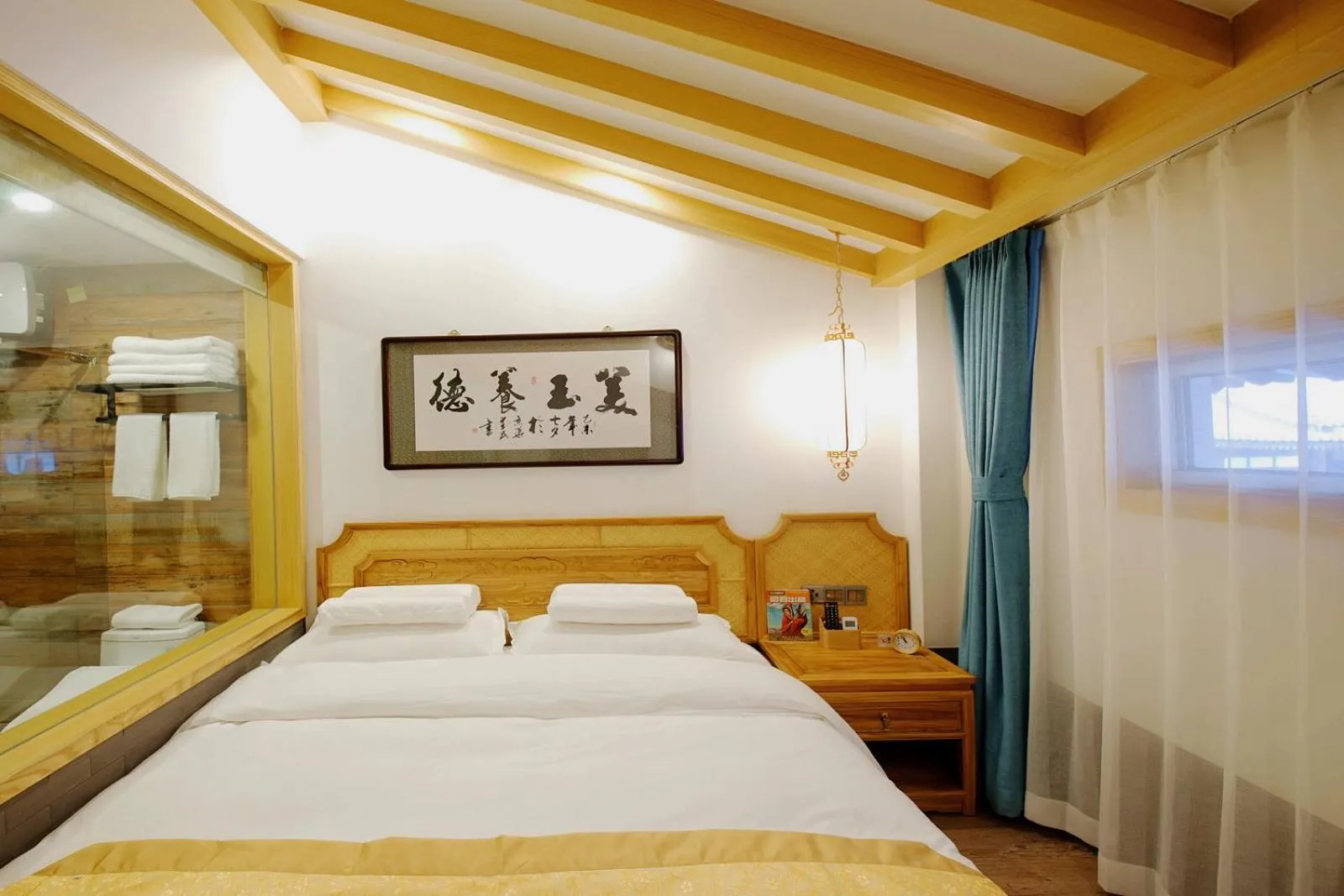 Bed in Pipa Hotel Datong