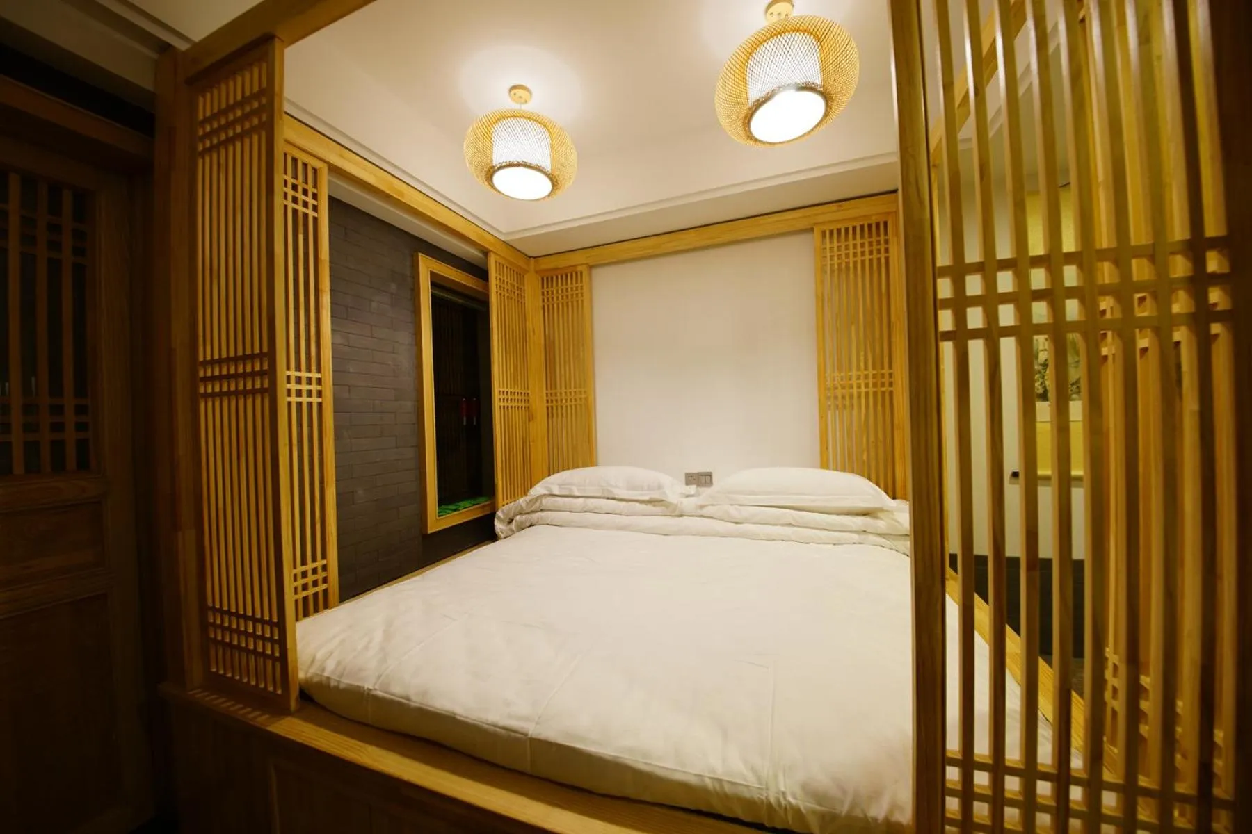Bed in Pipa Hotel Datong