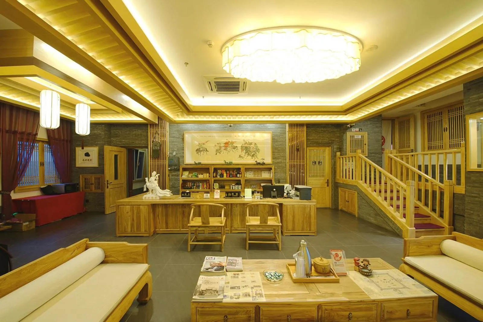 Lobby or reception in Pipa Hotel Datong