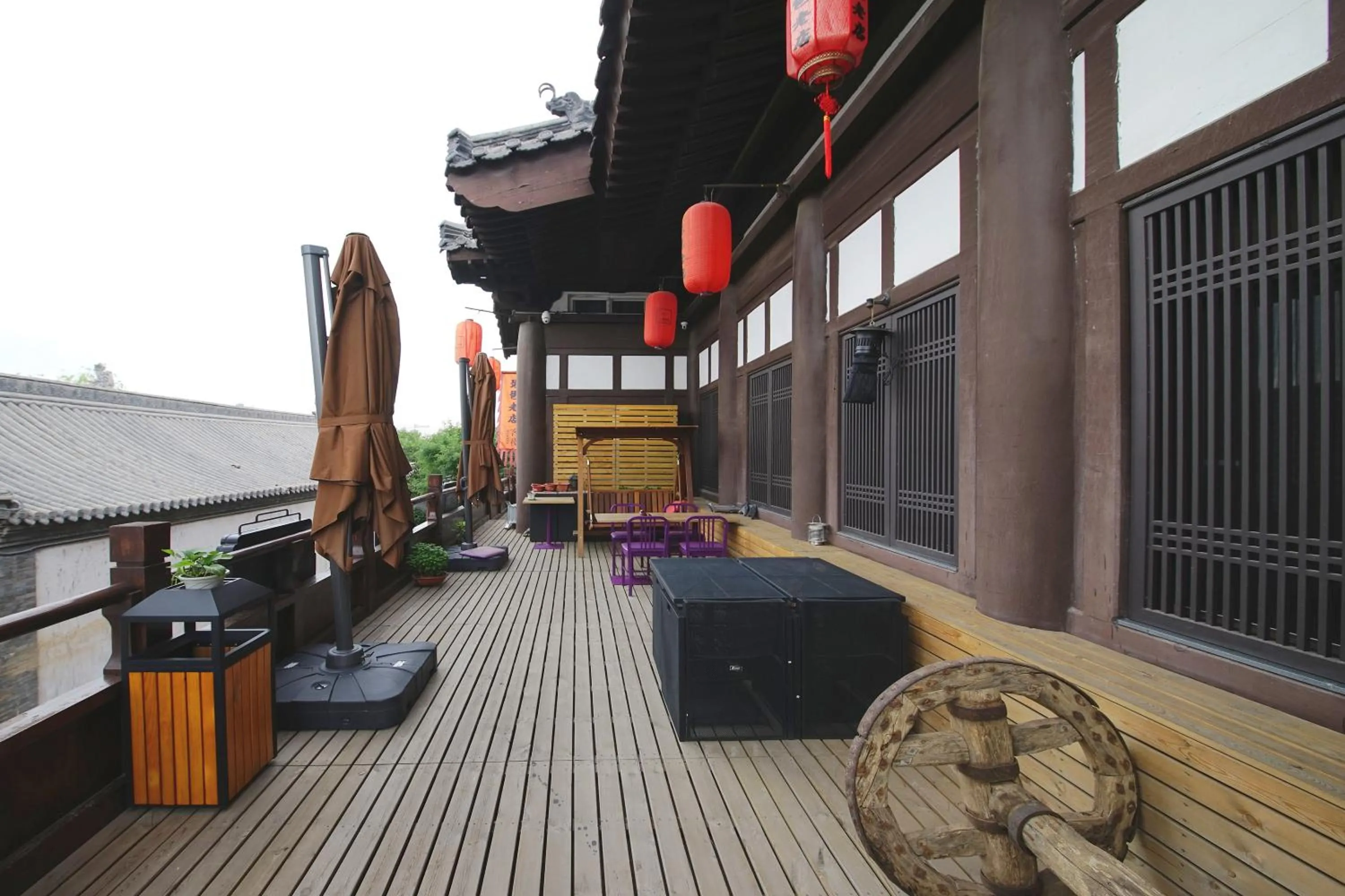 Balcony/Terrace in Pipa Hotel Datong
