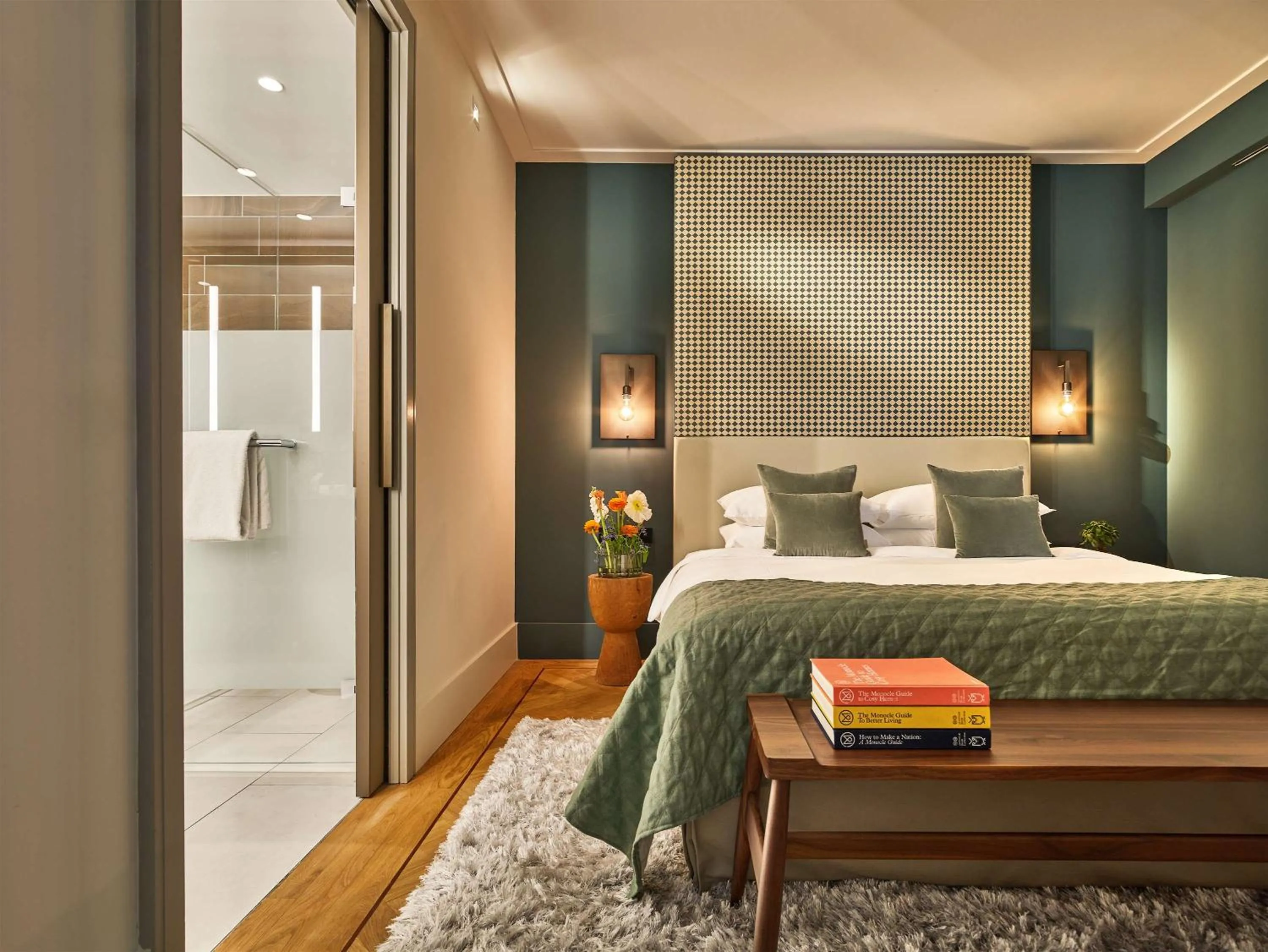 Bed in Hyatt Regency Amsterdam