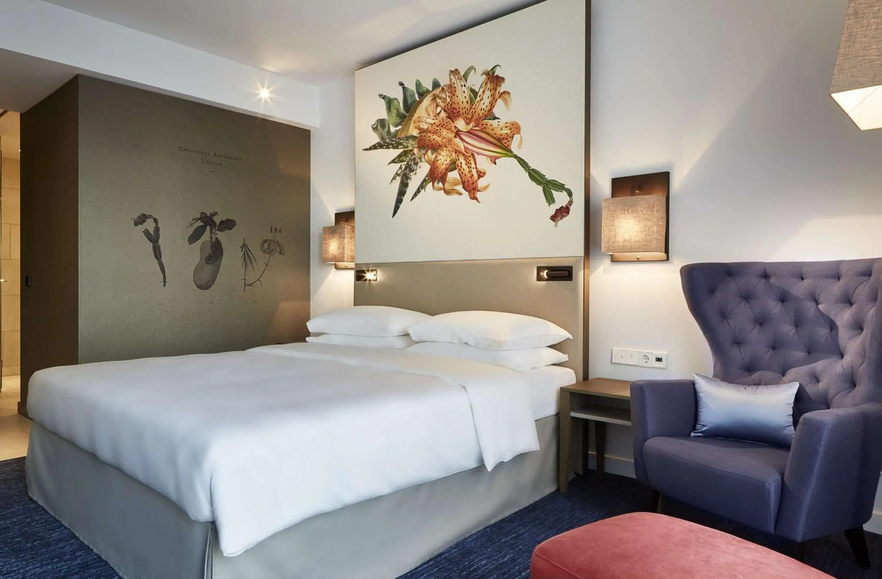 Bed in Hyatt Regency Amsterdam Bed in Hyatt Regency Amsterdam