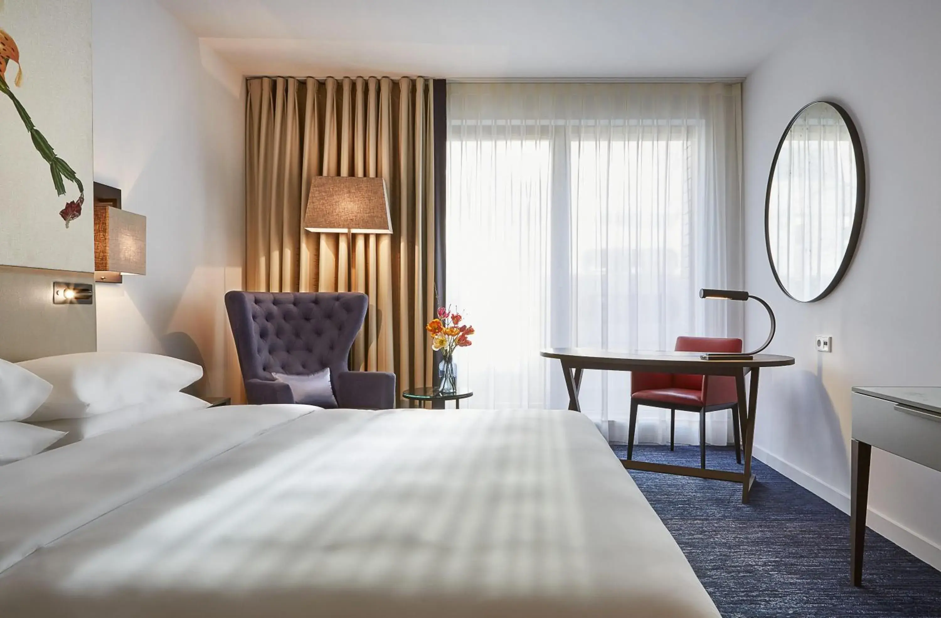 Bedroom, Bed in Hyatt Regency Amsterdam Bedroom, Bed in Hyatt Regency Amsterdam