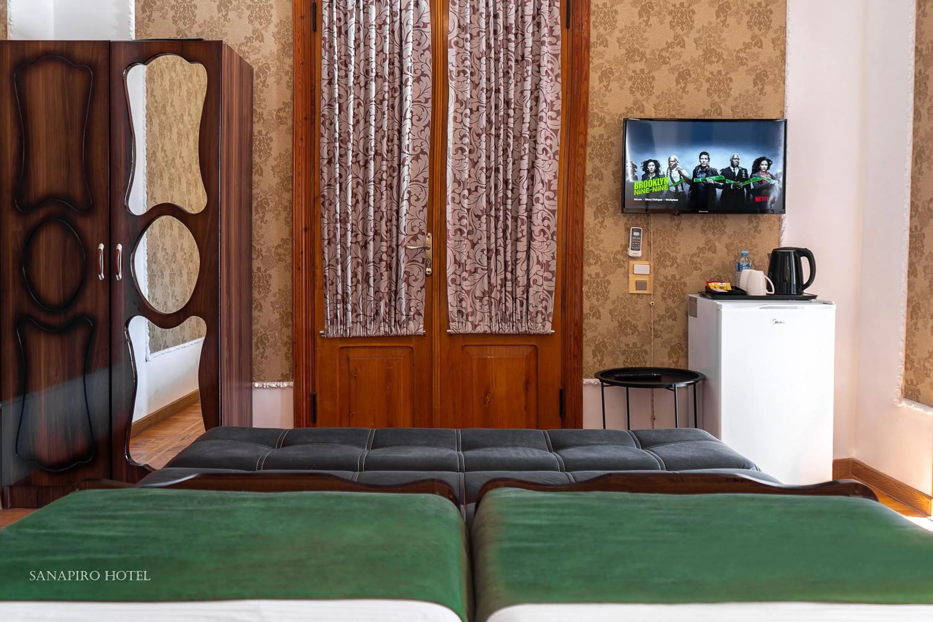 Bedroom, Bed in Sanapiro Hotel