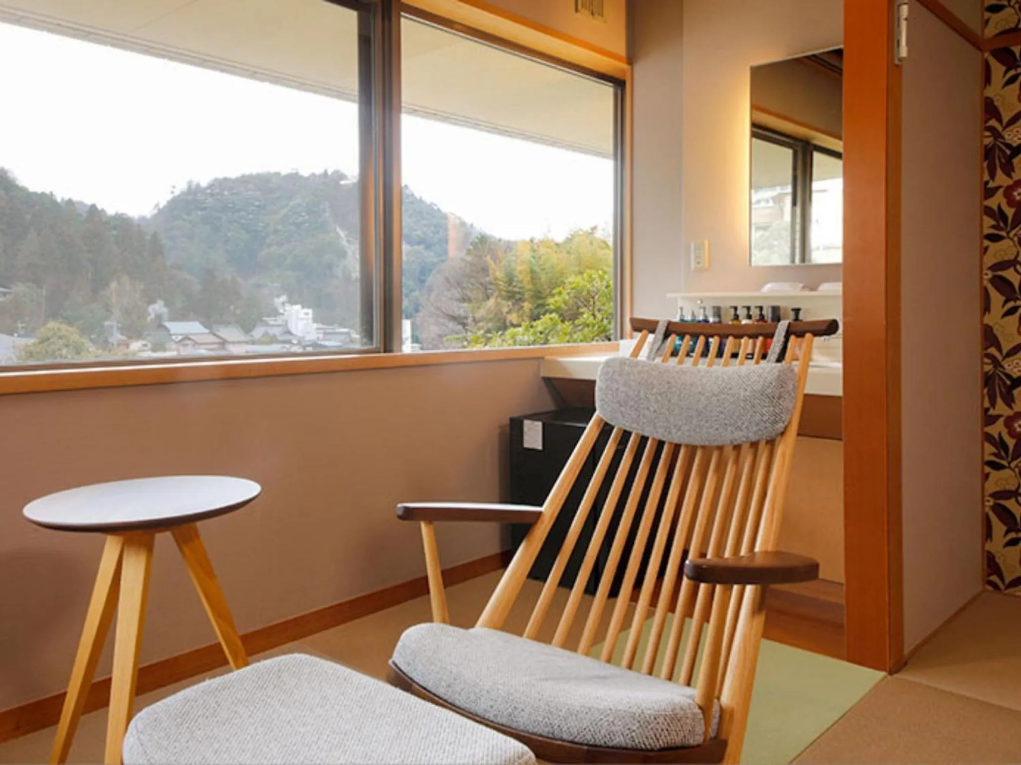 Living room in Arima Hot Spring Ryokan Kotori