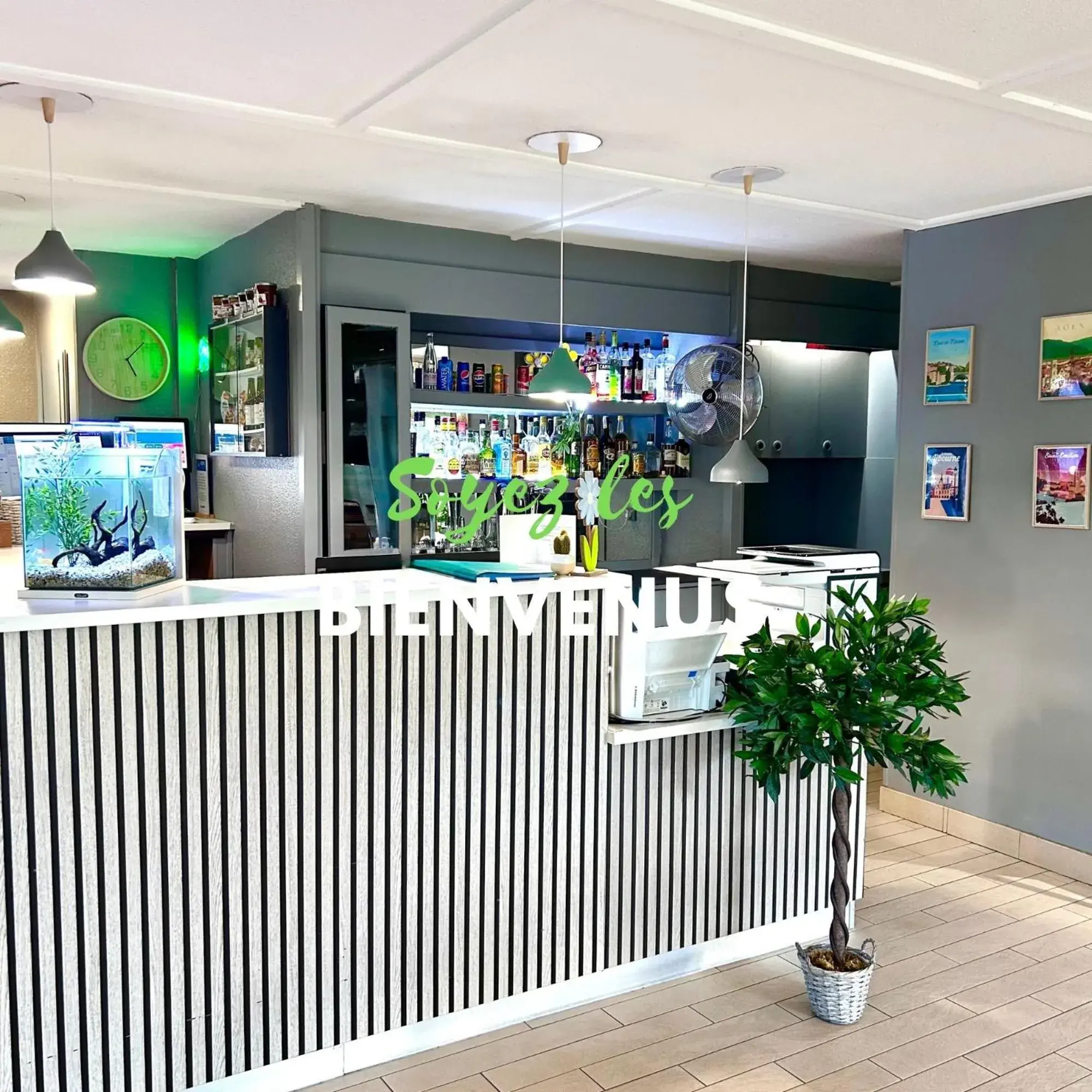 Lobby or reception in Campanile Marmande Lobby or reception in Campanile Marmande