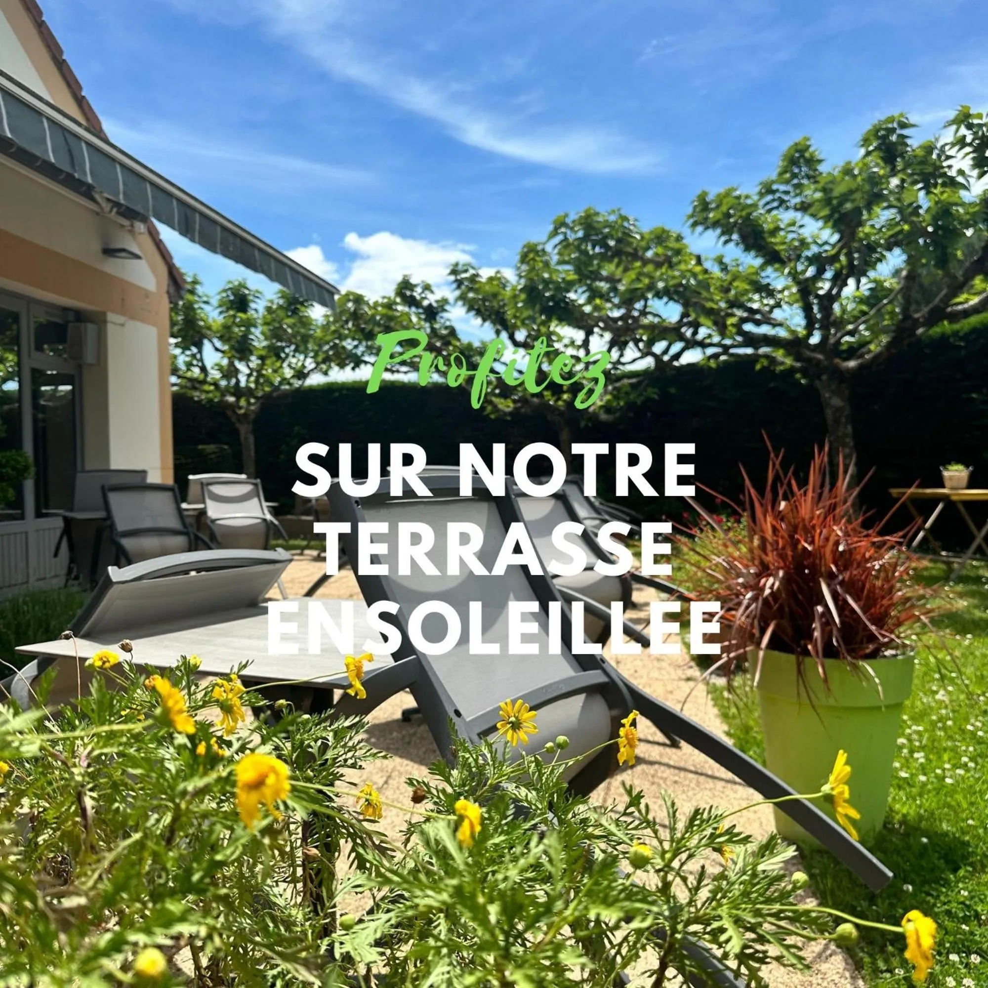 Patio in Campanile Marmande