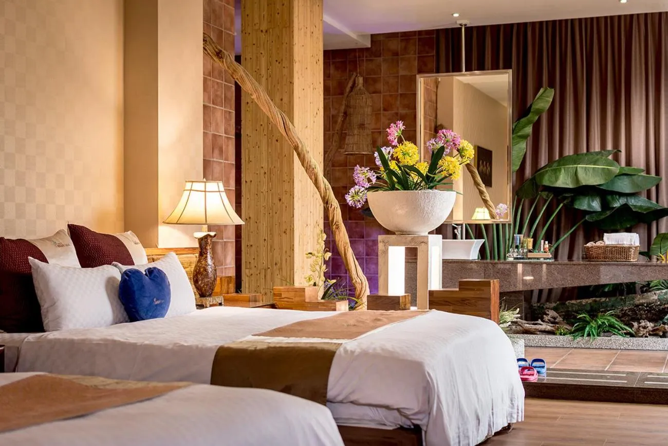 Bed in Norway Forest Villa Motel