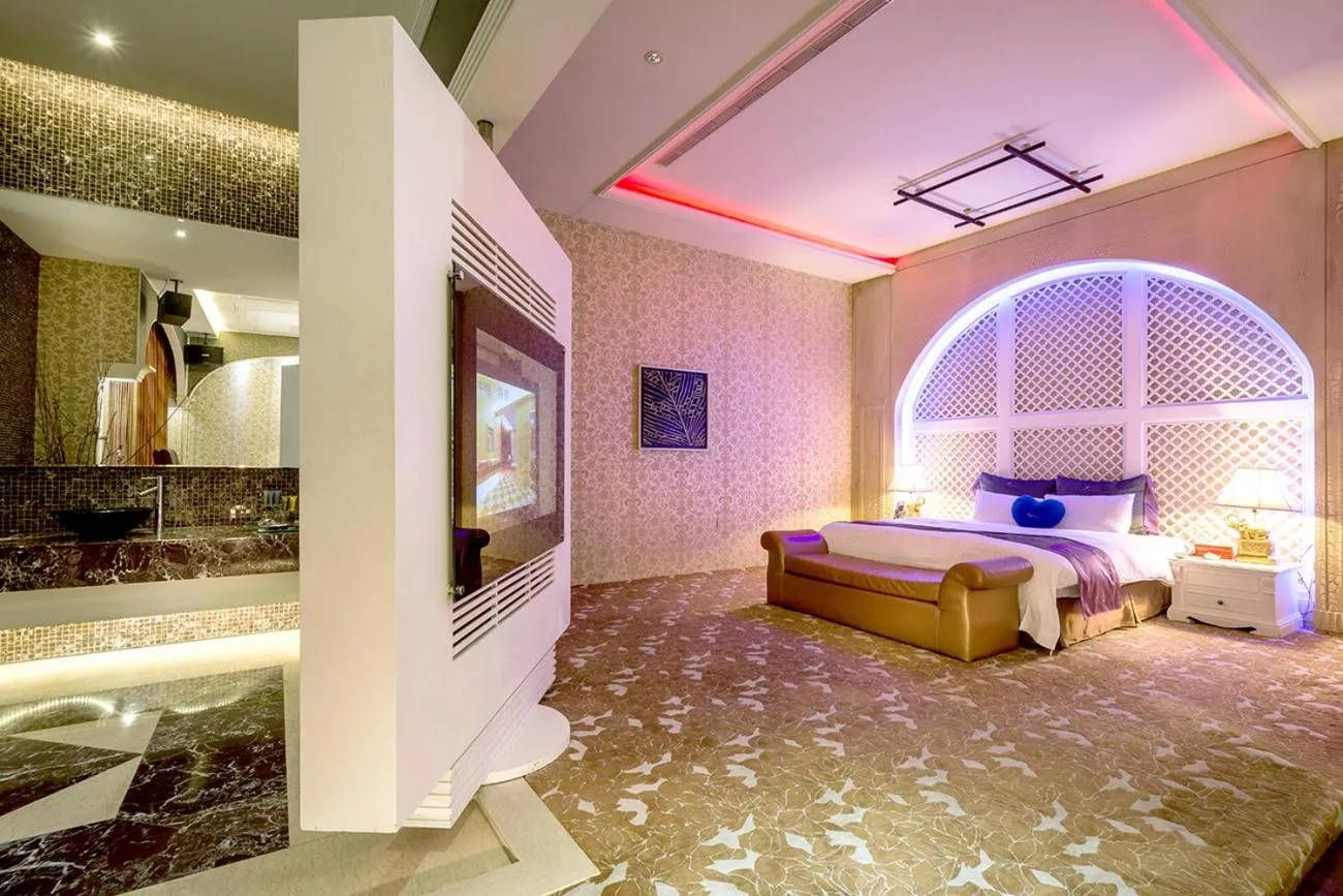 Bed in Norway Forest Villa Motel