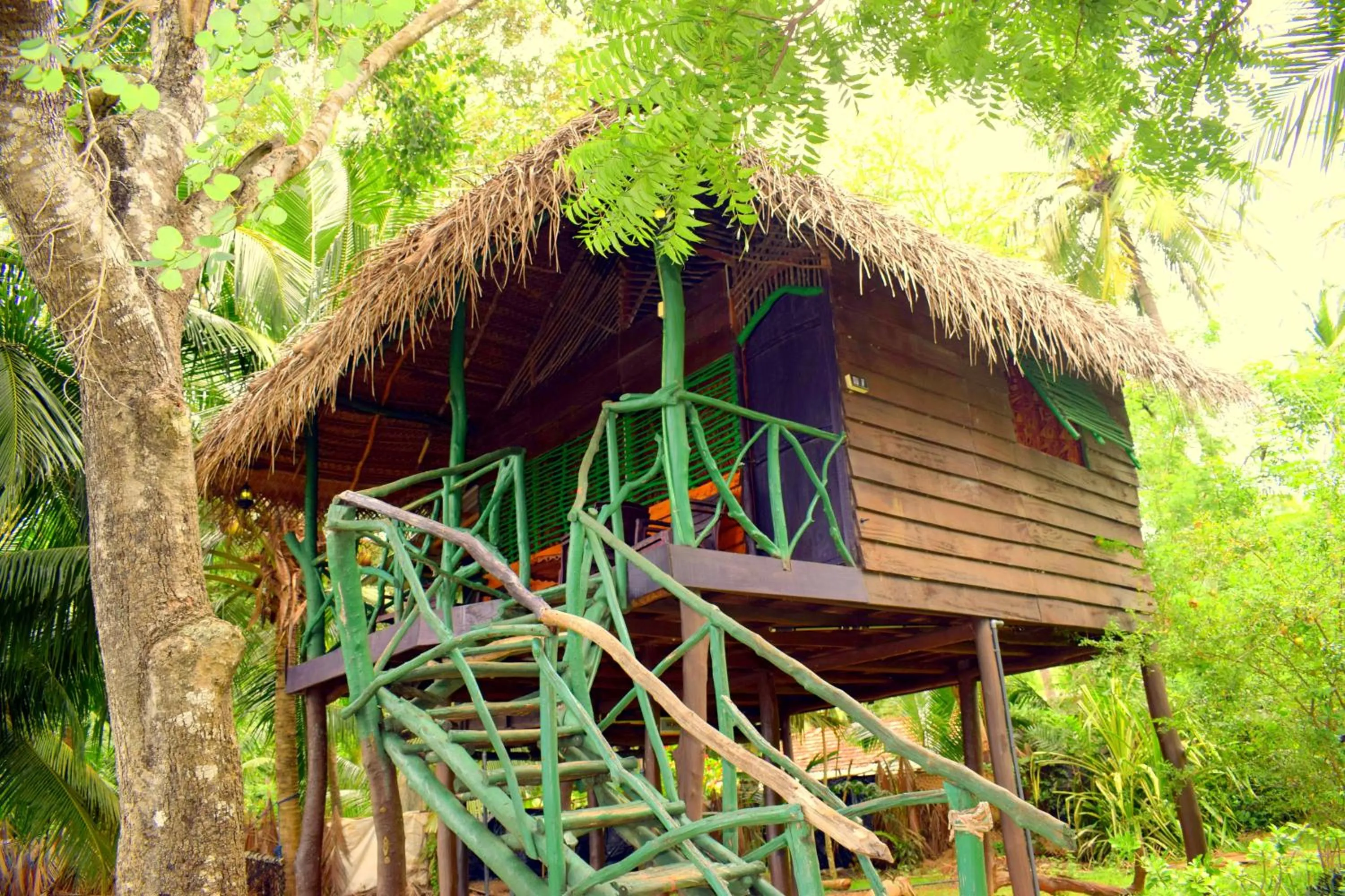 Shower in LakeSide Cabana Tissamaharama