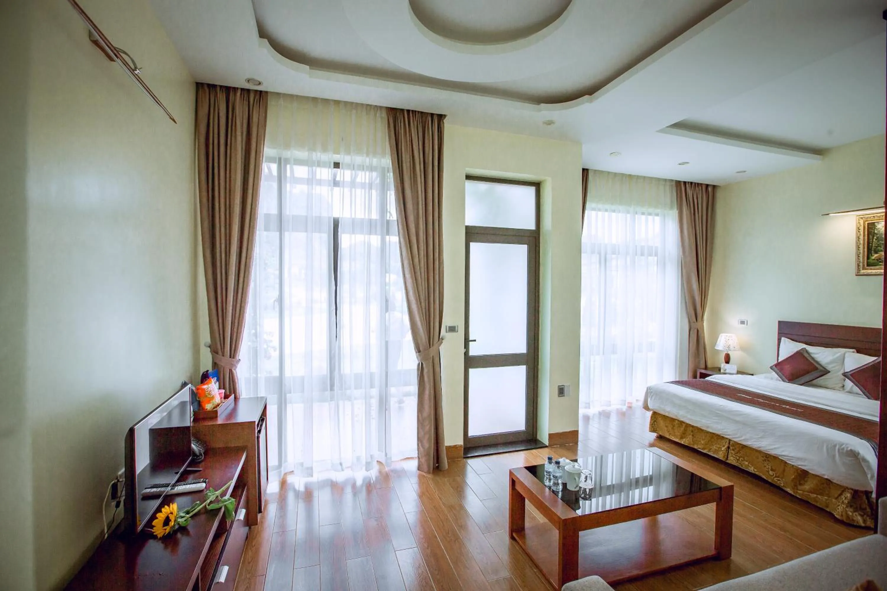 Bed in Thao Nguyen Hotel & Resort Moc Chau