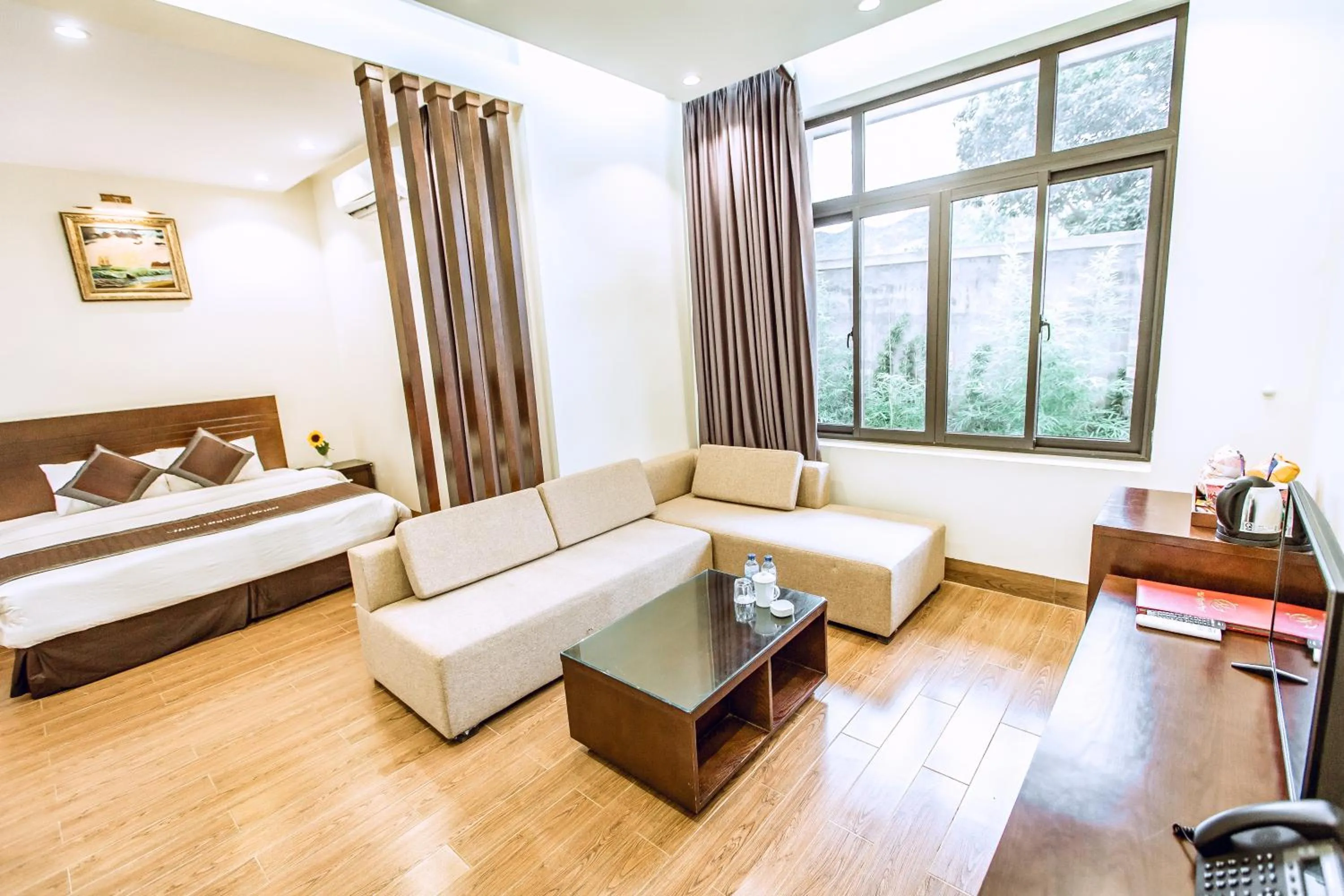 Bed in Thao Nguyen Hotel & Resort Moc Chau