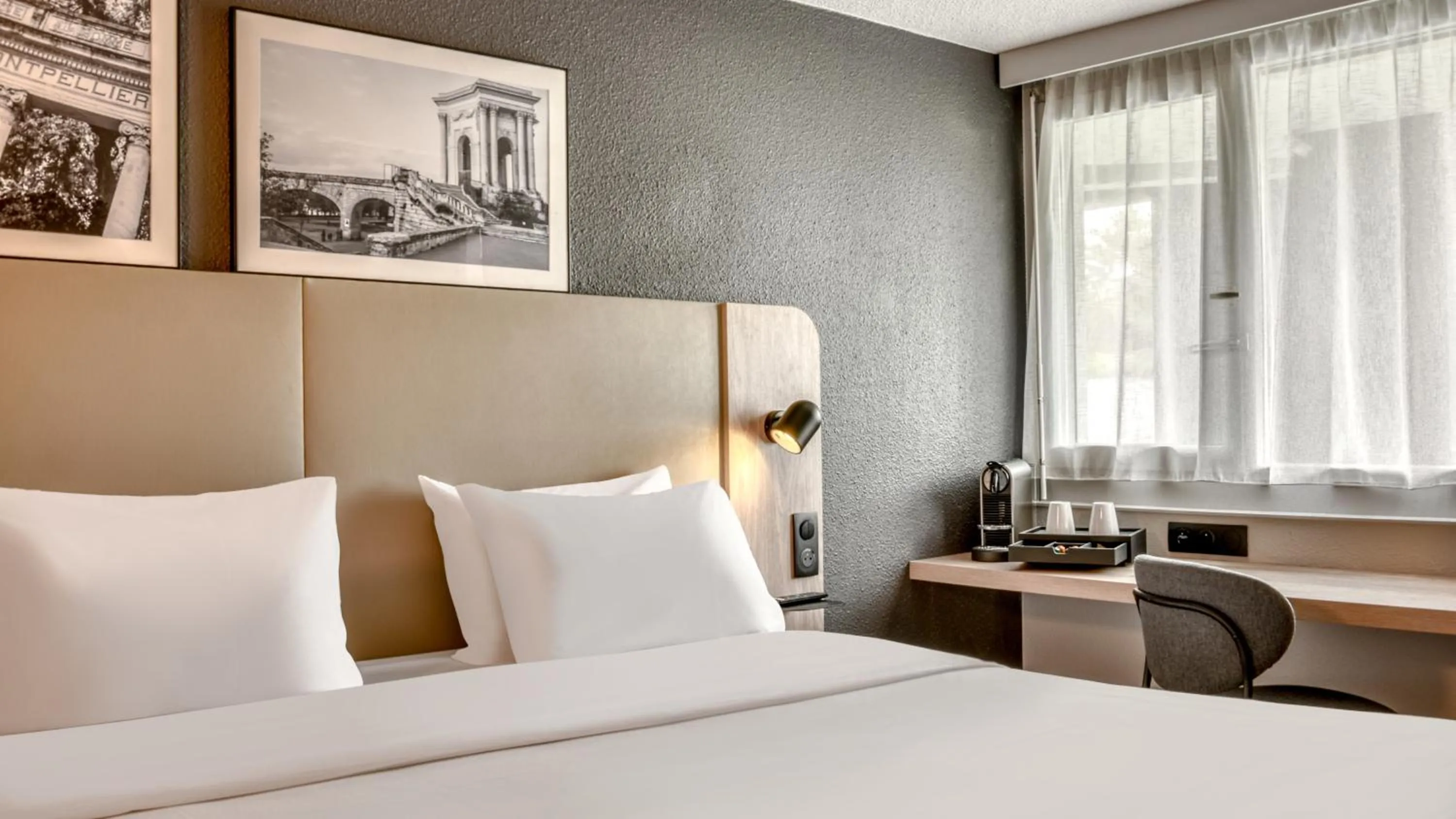 Photo of the whole room, Bed in Campanile PRIME - Montpellier Est Le Millénaire