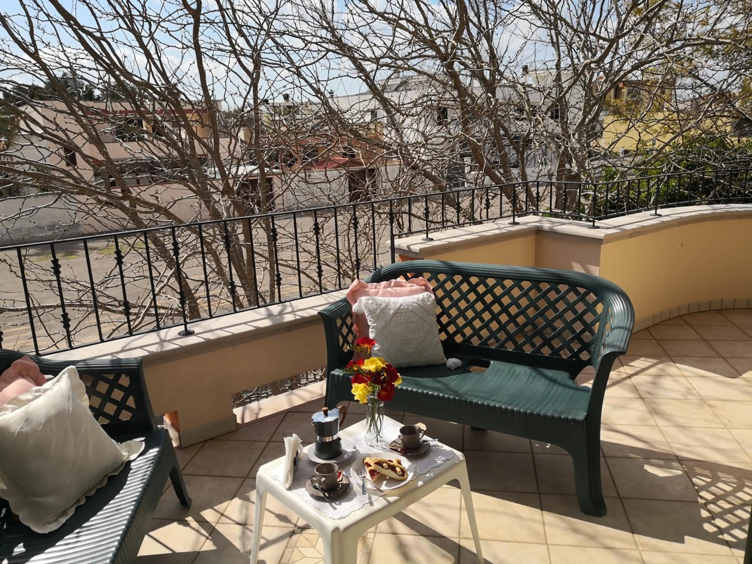 Balcony/Terrace in B&B Il Papavero Rosso