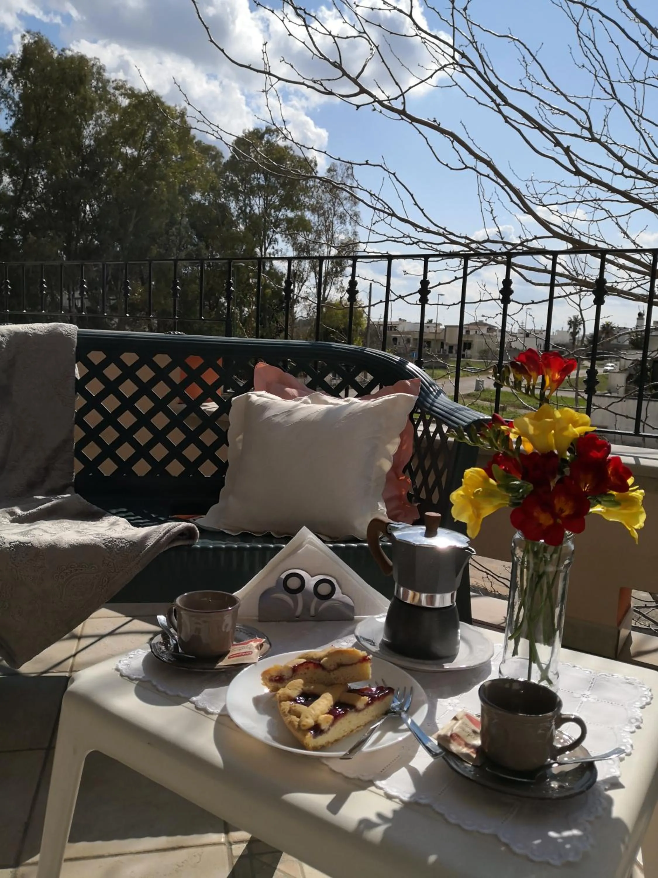 Balcony/Terrace in B&B Il Papavero Rosso