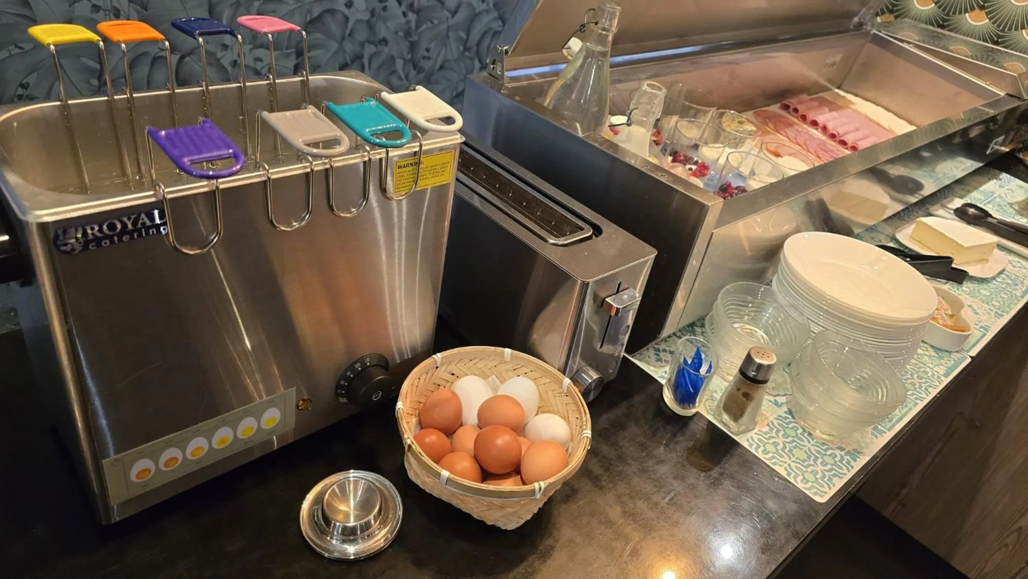 Buffet breakfast in Kyriad Fontenay - Trésigny