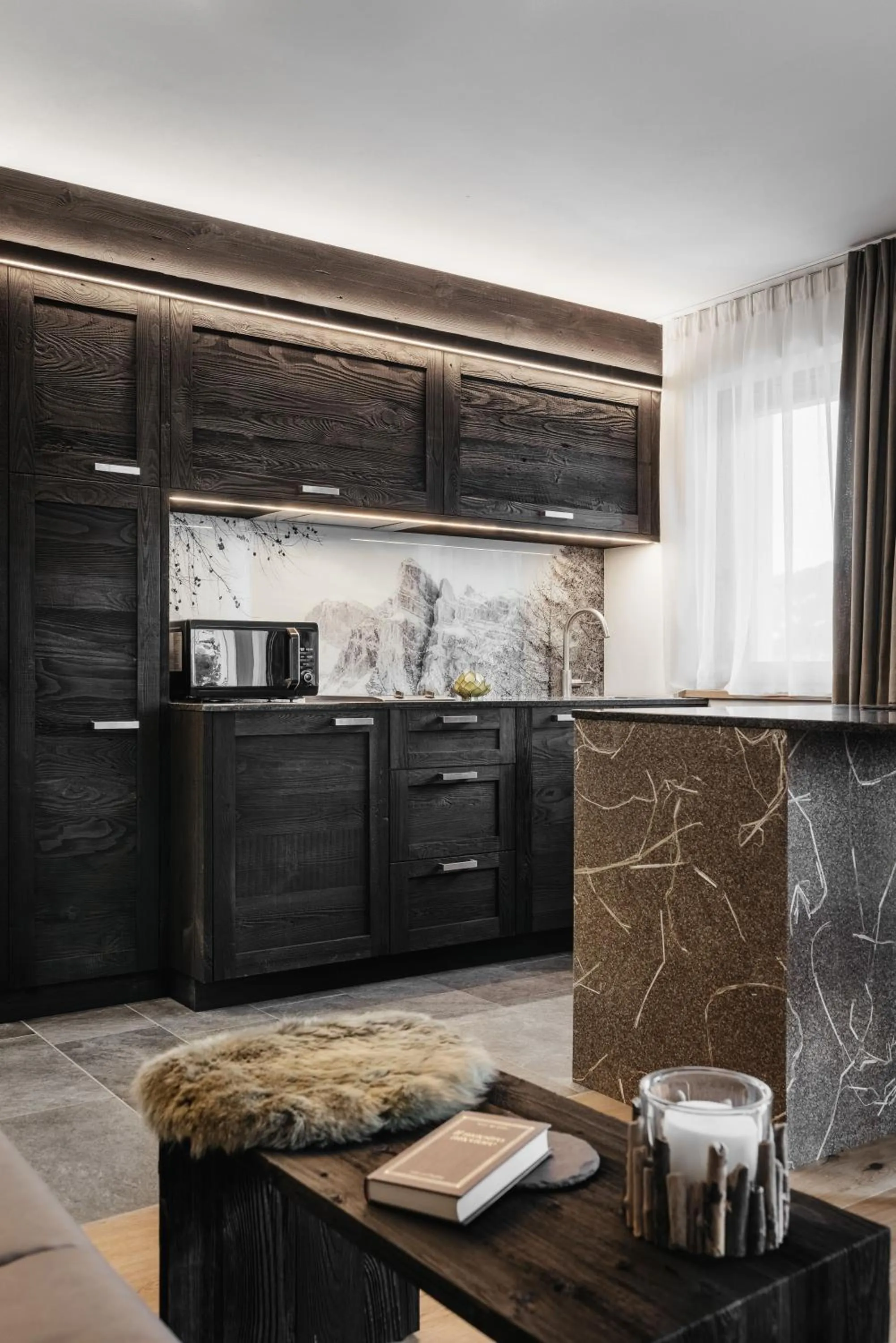 Kitchen or kitchenette in Lüch de Costa