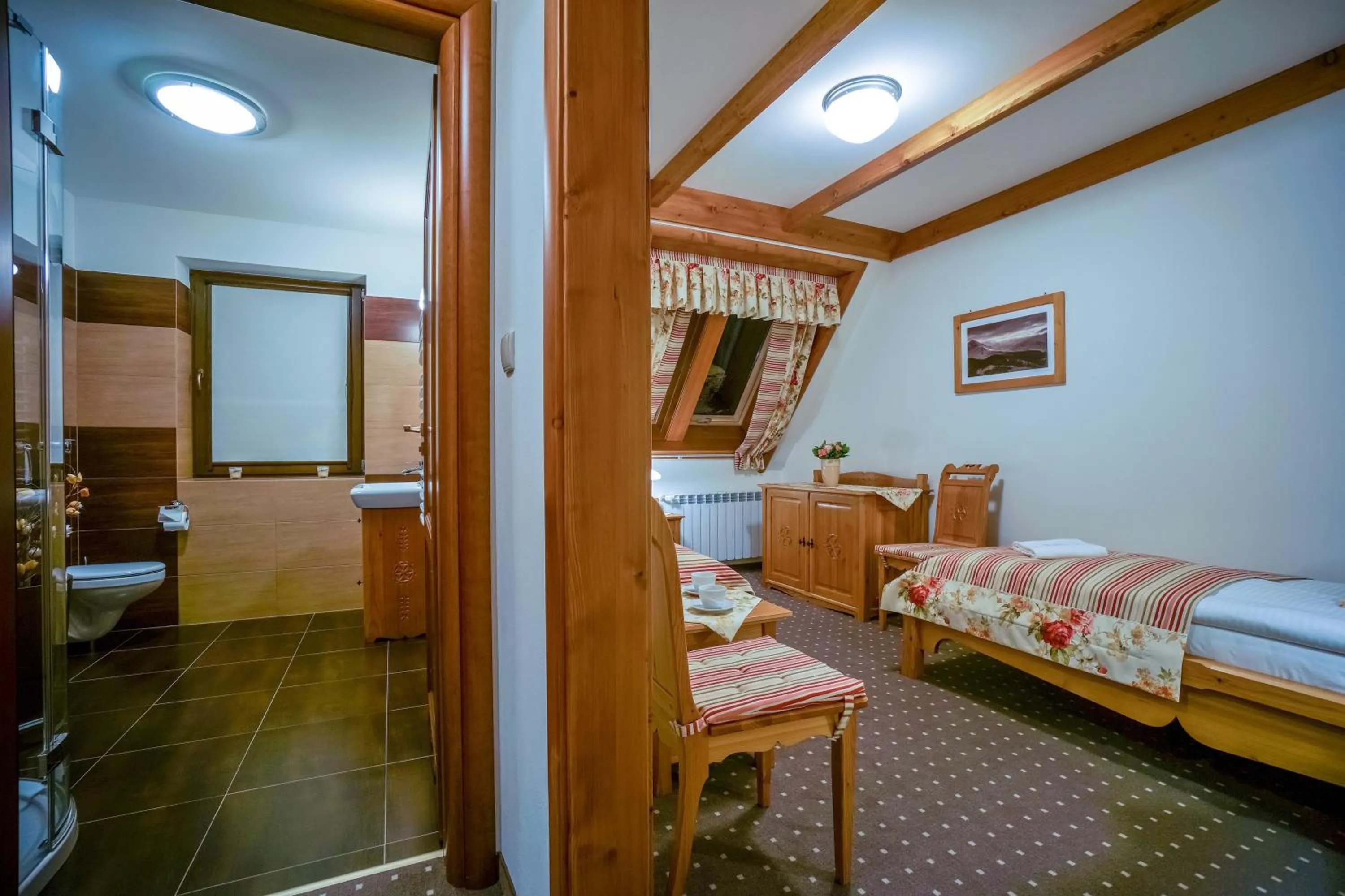 Photo of the whole room, Bed in Willa Pod Miedzą 200 m do Term