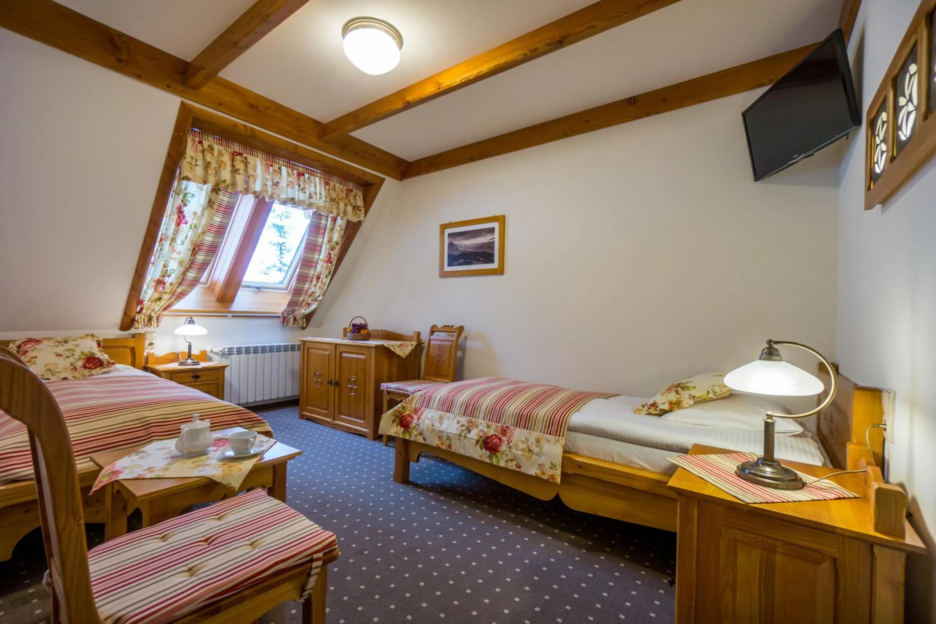 Photo of the whole room, Bed in Willa Pod Miedzą 200 m do Term