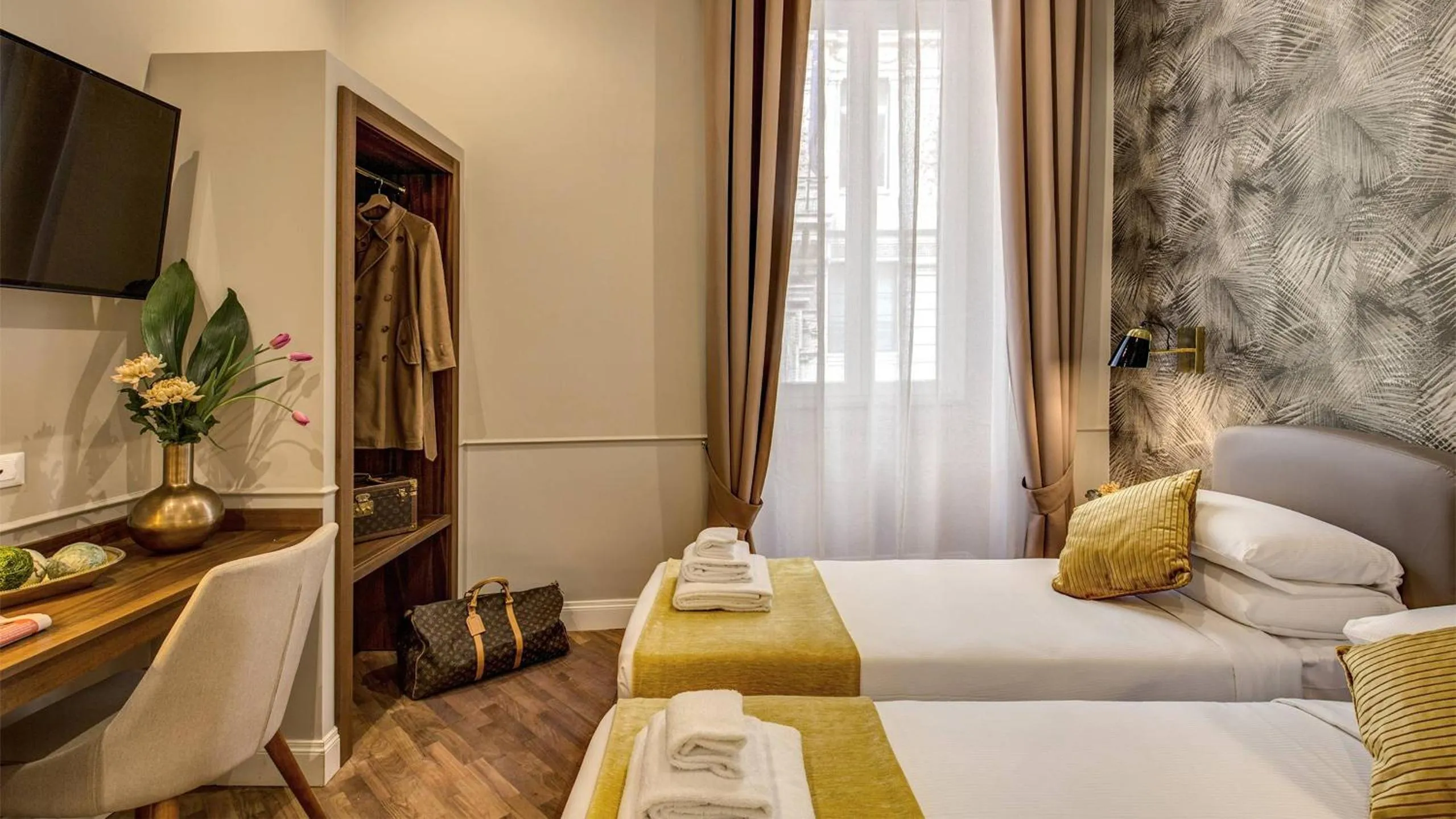 Bedroom, Bed in Charme Spagna Boutique Hotel