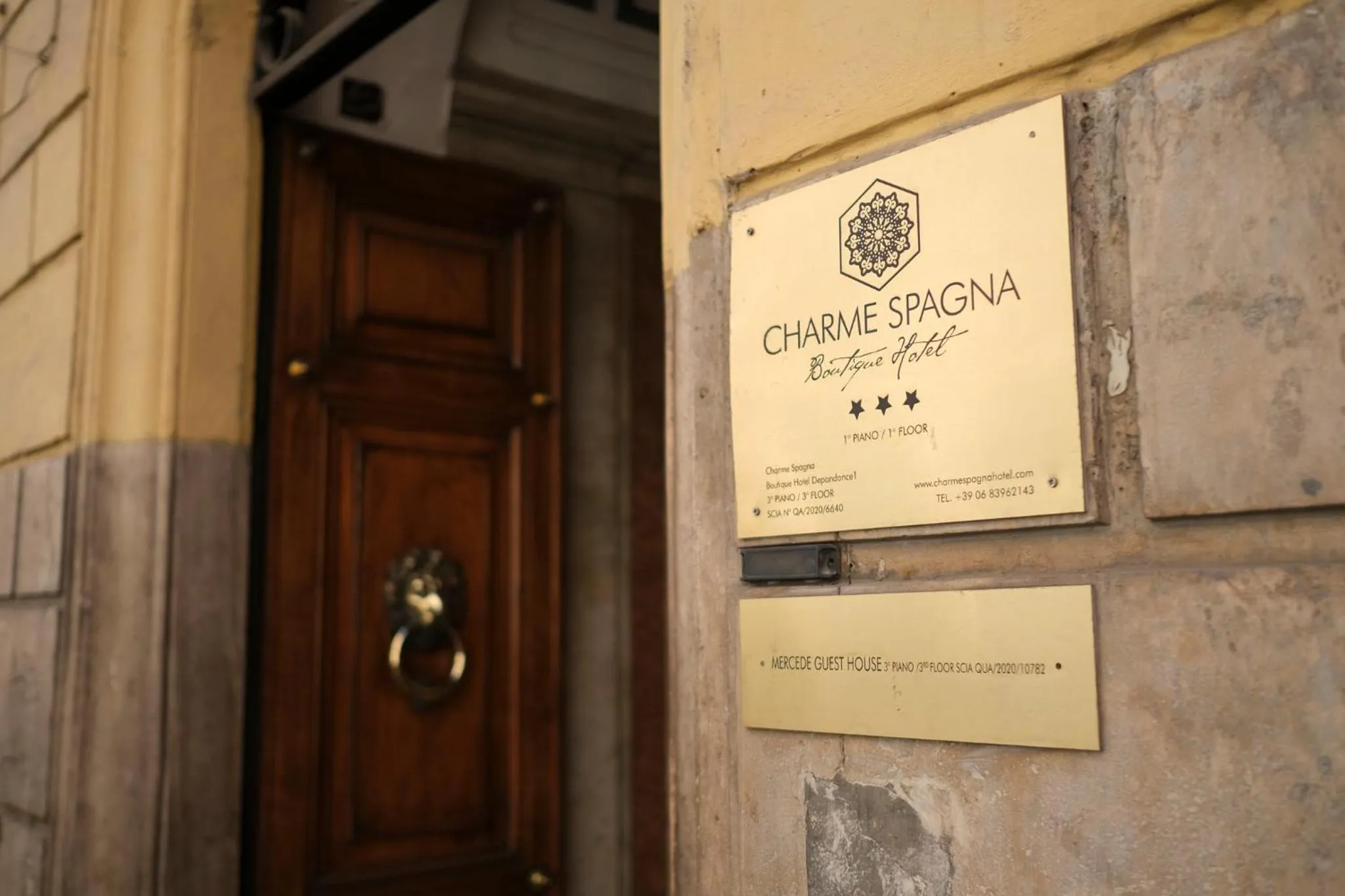 Property building in Charme Spagna Boutique Hotel