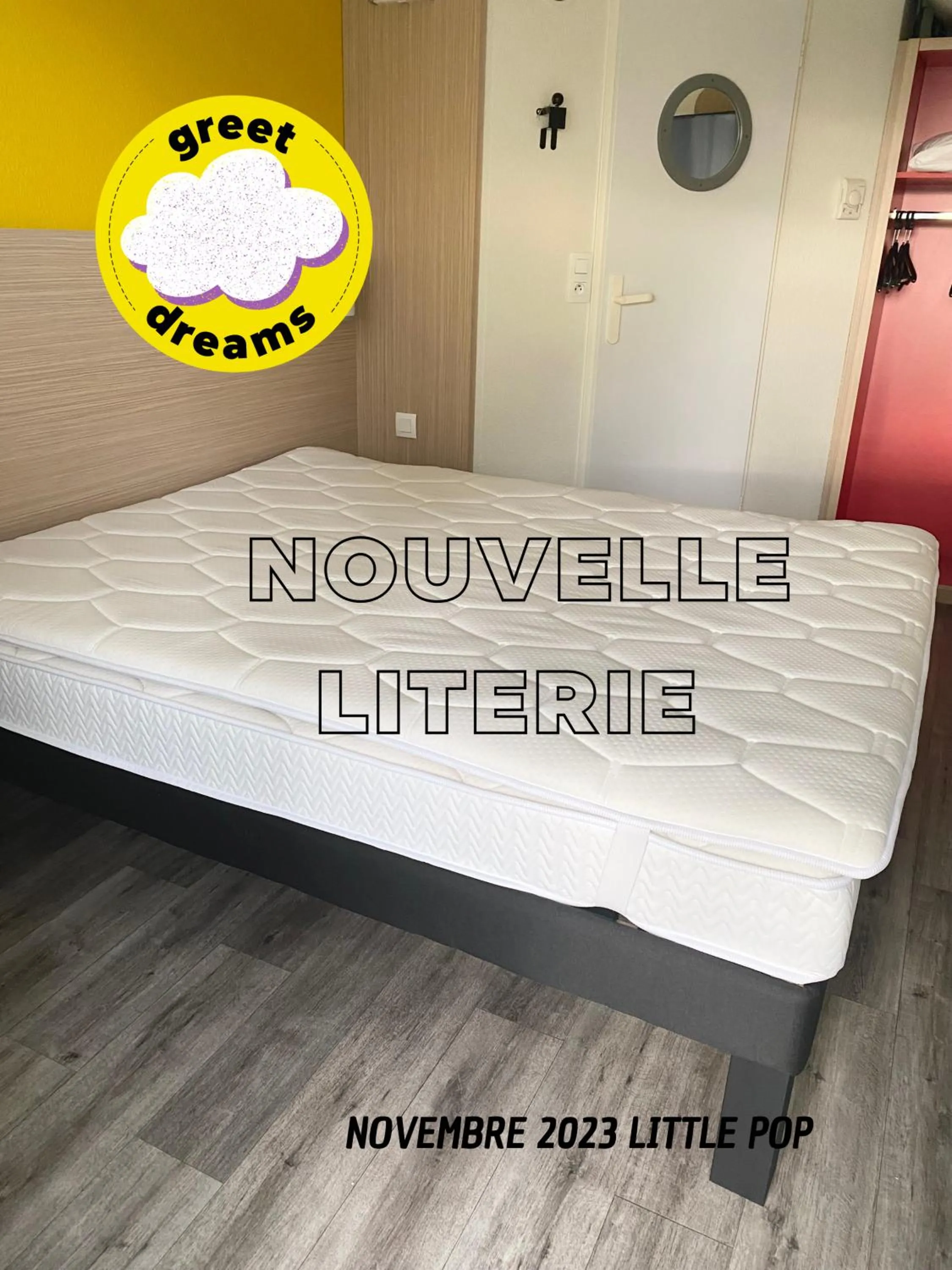 Bed in greet hôtel Angoulême