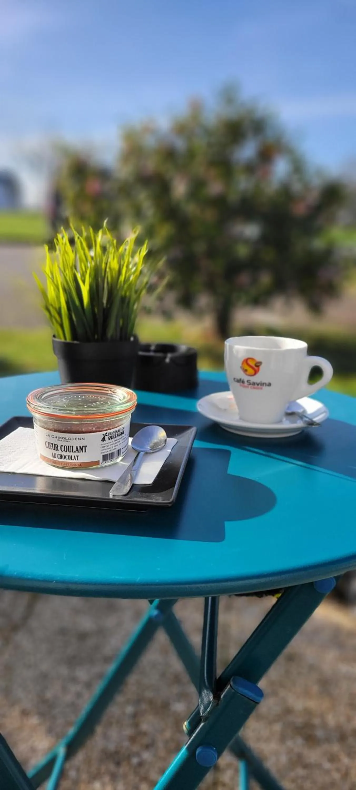 Patio in Brit Hotel Quimper Sud