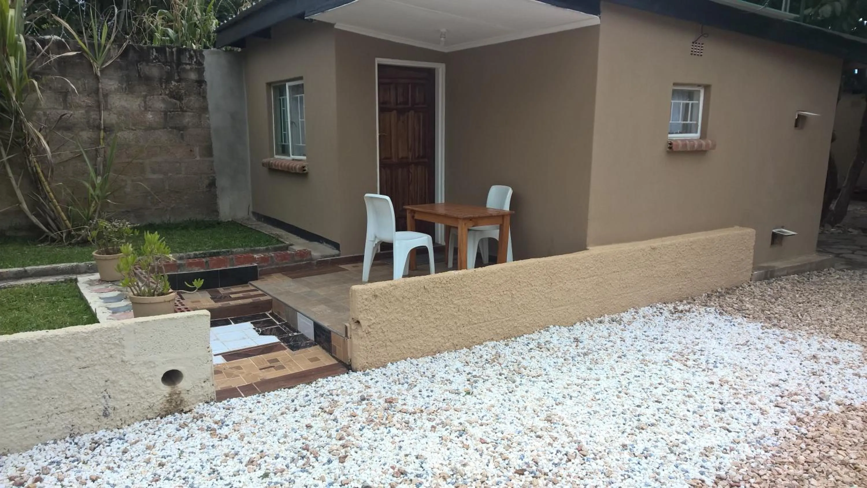 Patio in Furnished self-catering guest wing