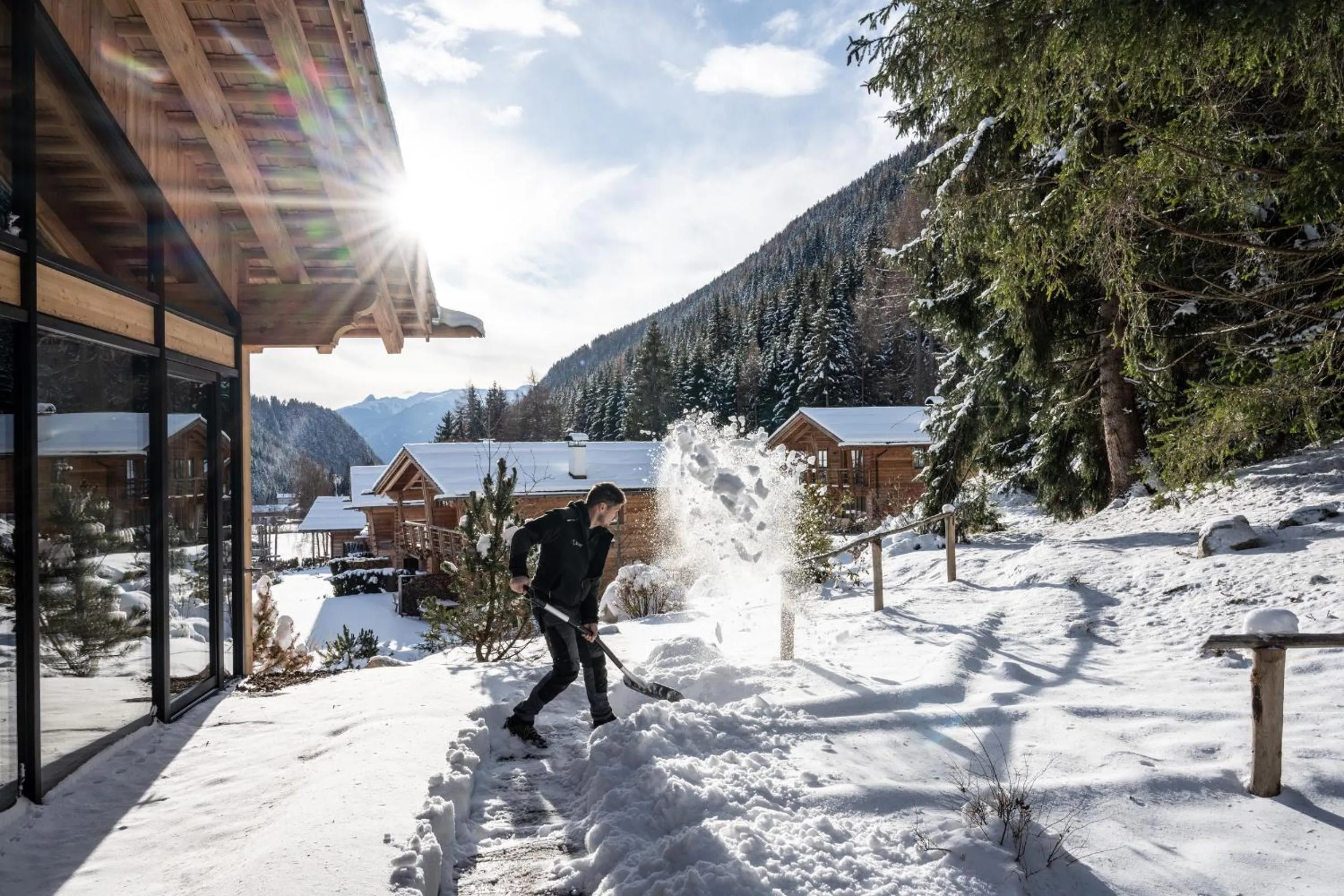 Property building in Valsegg Chalets Südtirol - luxury and private hideaway