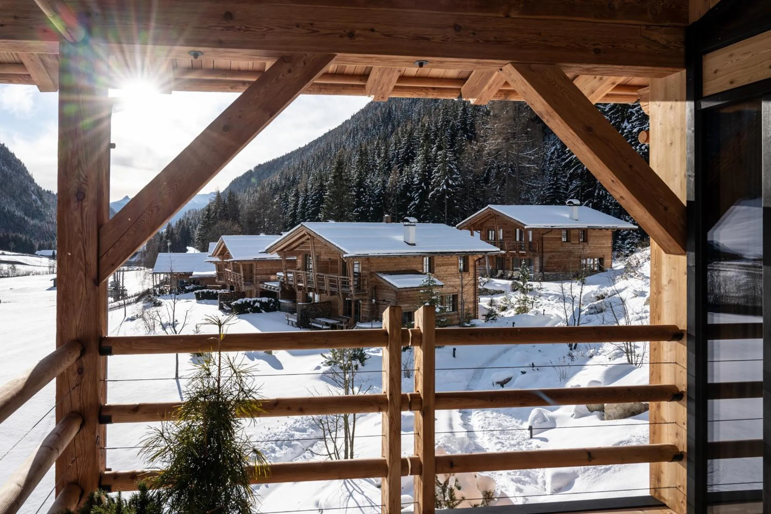 Property building in Valsegg Chalets Südtirol - luxury and private hideaway