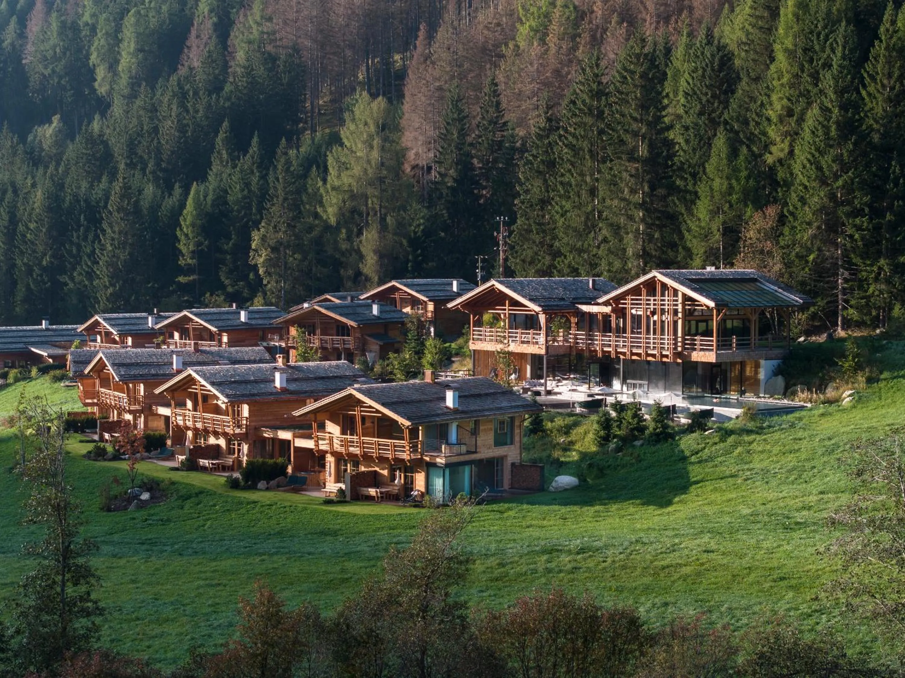 Property building in Valsegg Chalets Südtirol - luxury and private hideaway