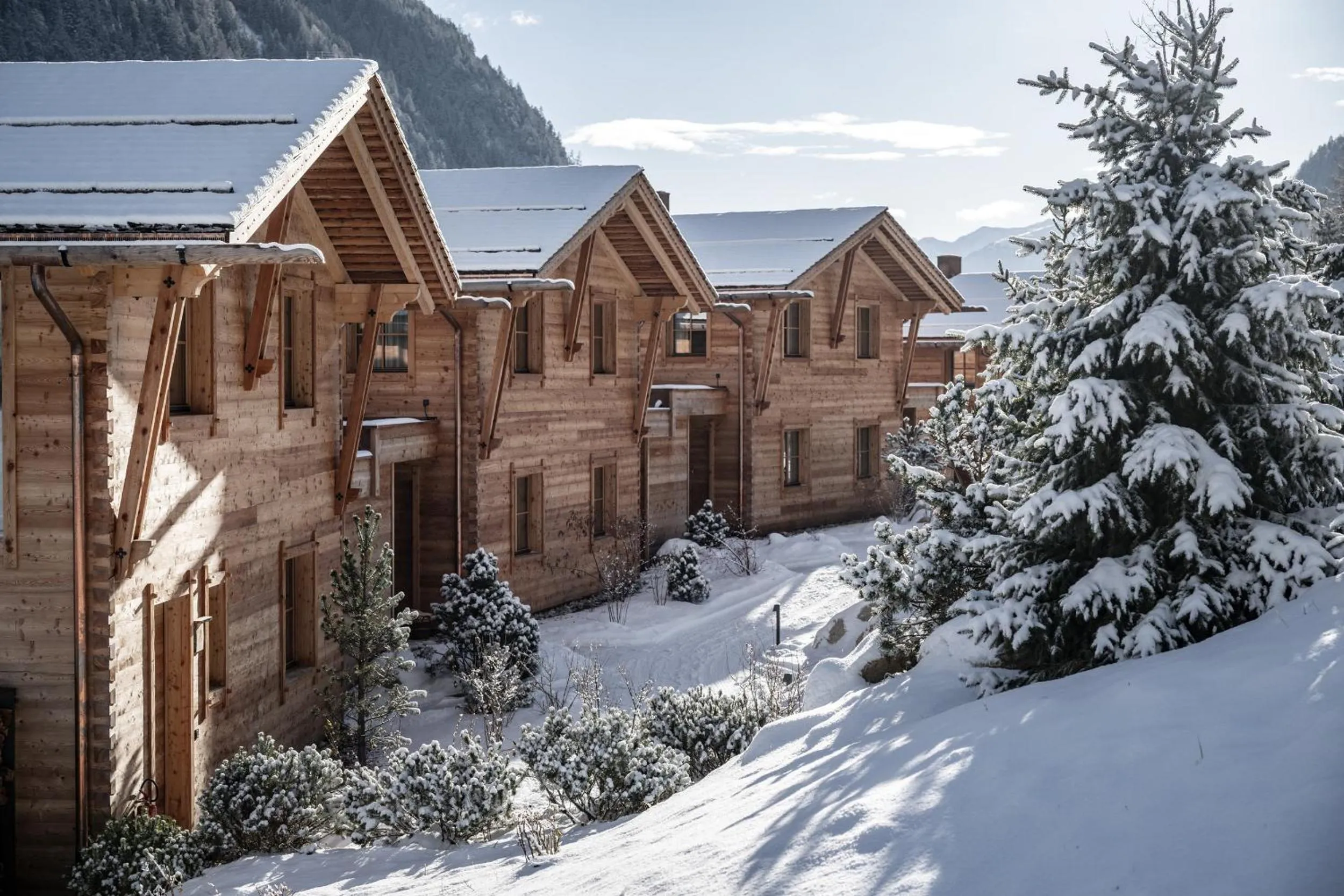 Property building in Valsegg Chalets Südtirol - luxury and private hideaway