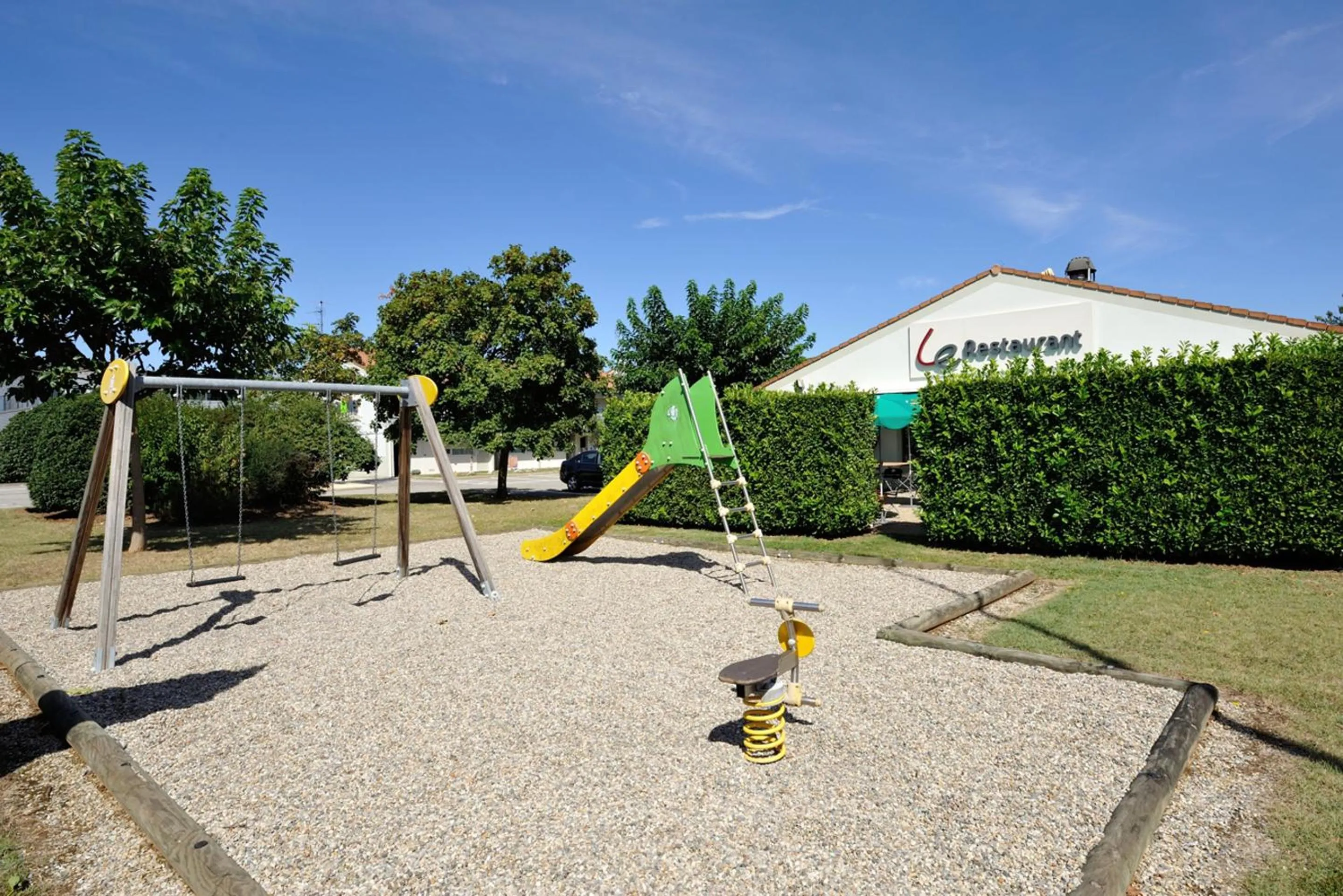 Children play ground in Campanile Valence Sud
