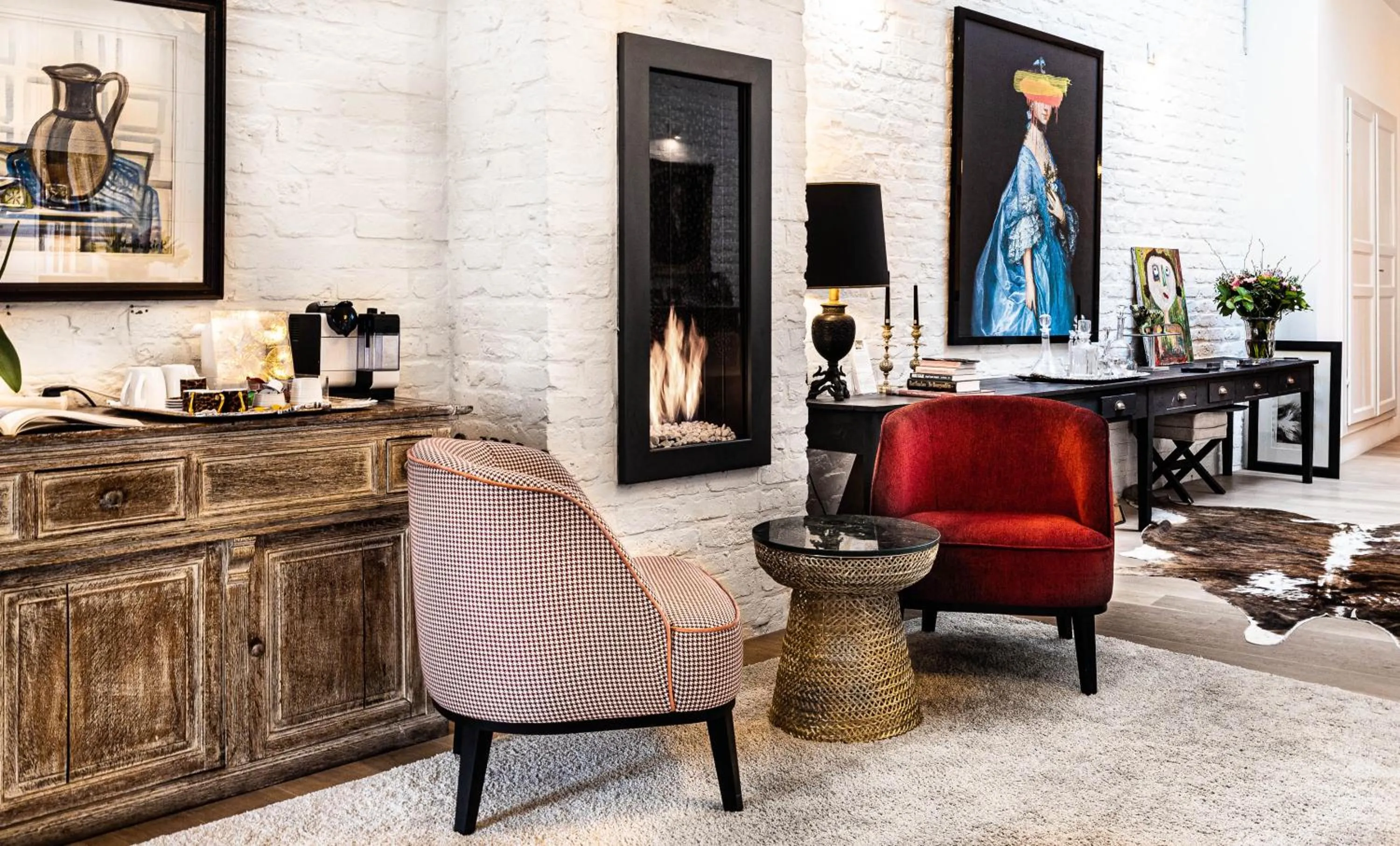 Seating area in Maison Amodio Boutique B&B adults only