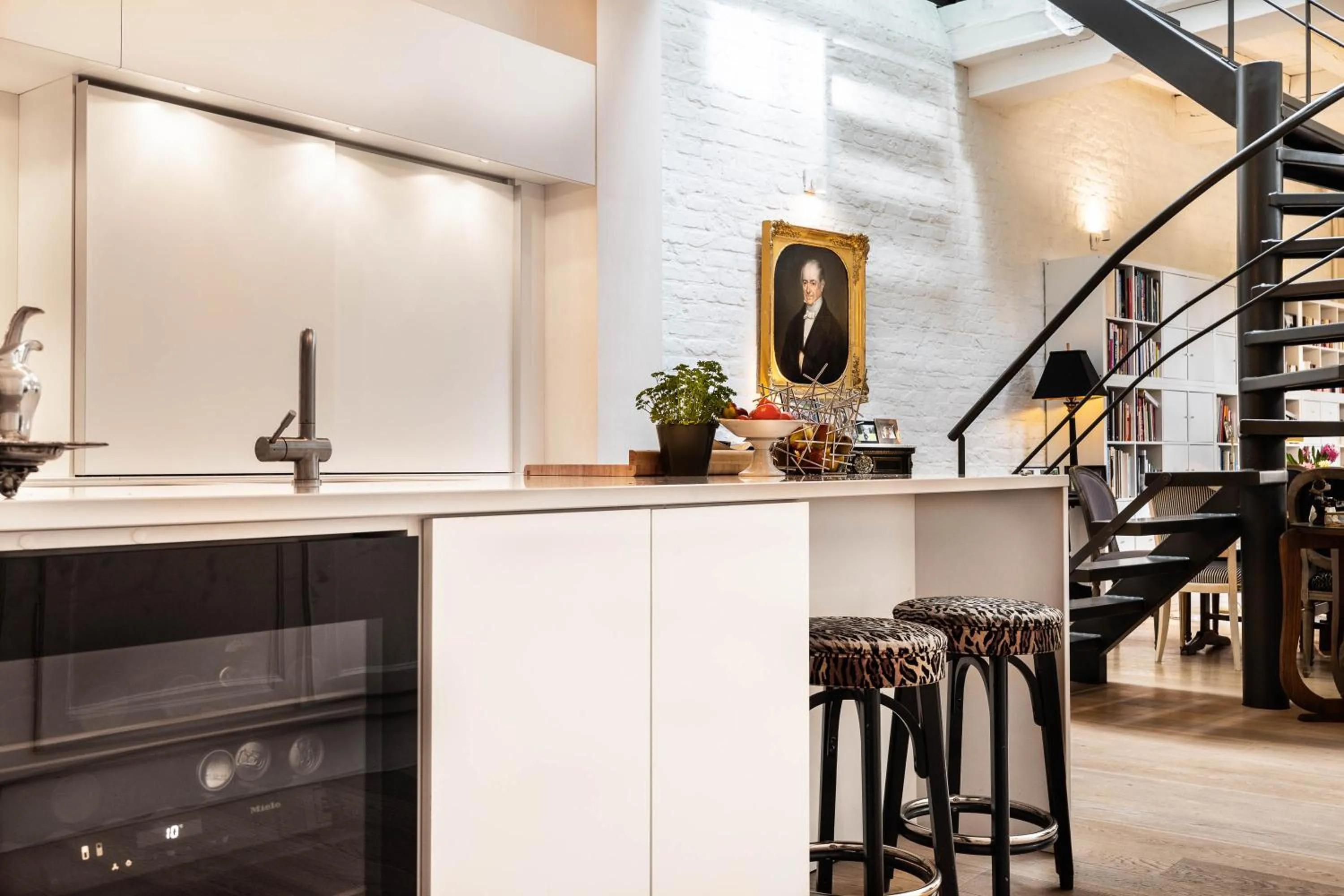 Kitchen or kitchenette in Maison Amodio Boutique B&B adults only