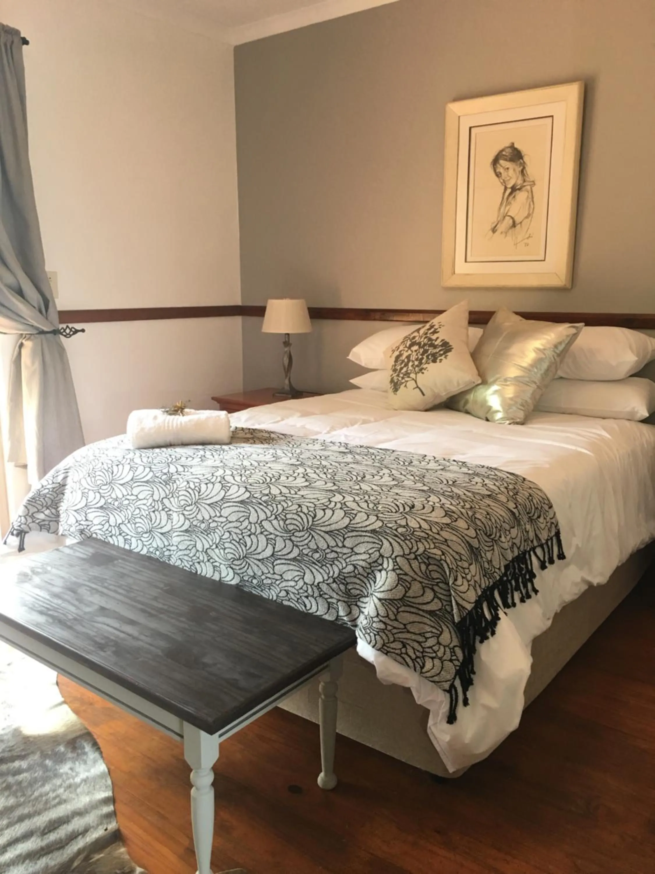 Decorative detail, Bed in Cuckoos Nest Guest House