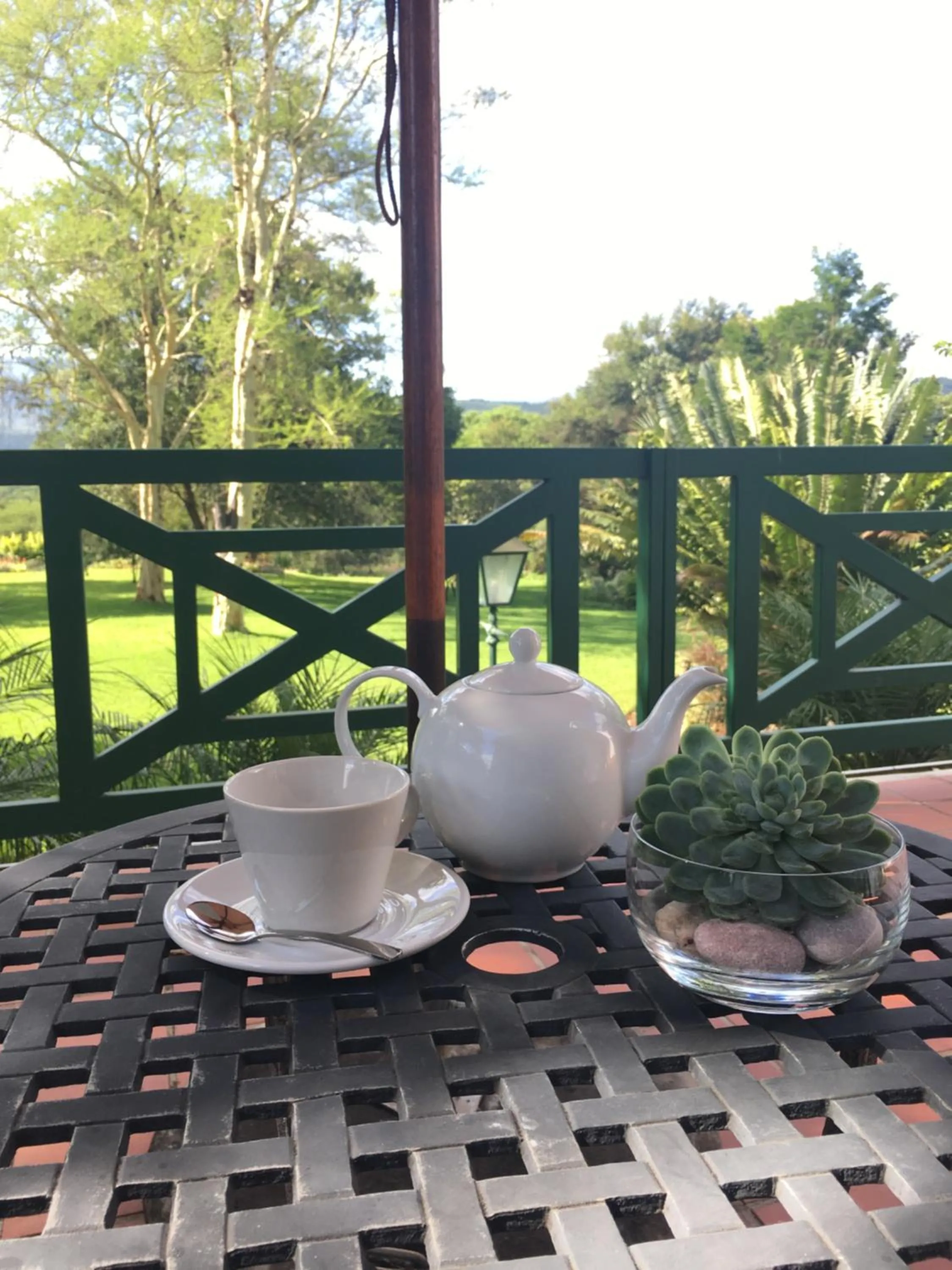 Garden view in Cuckoos Nest Guest House