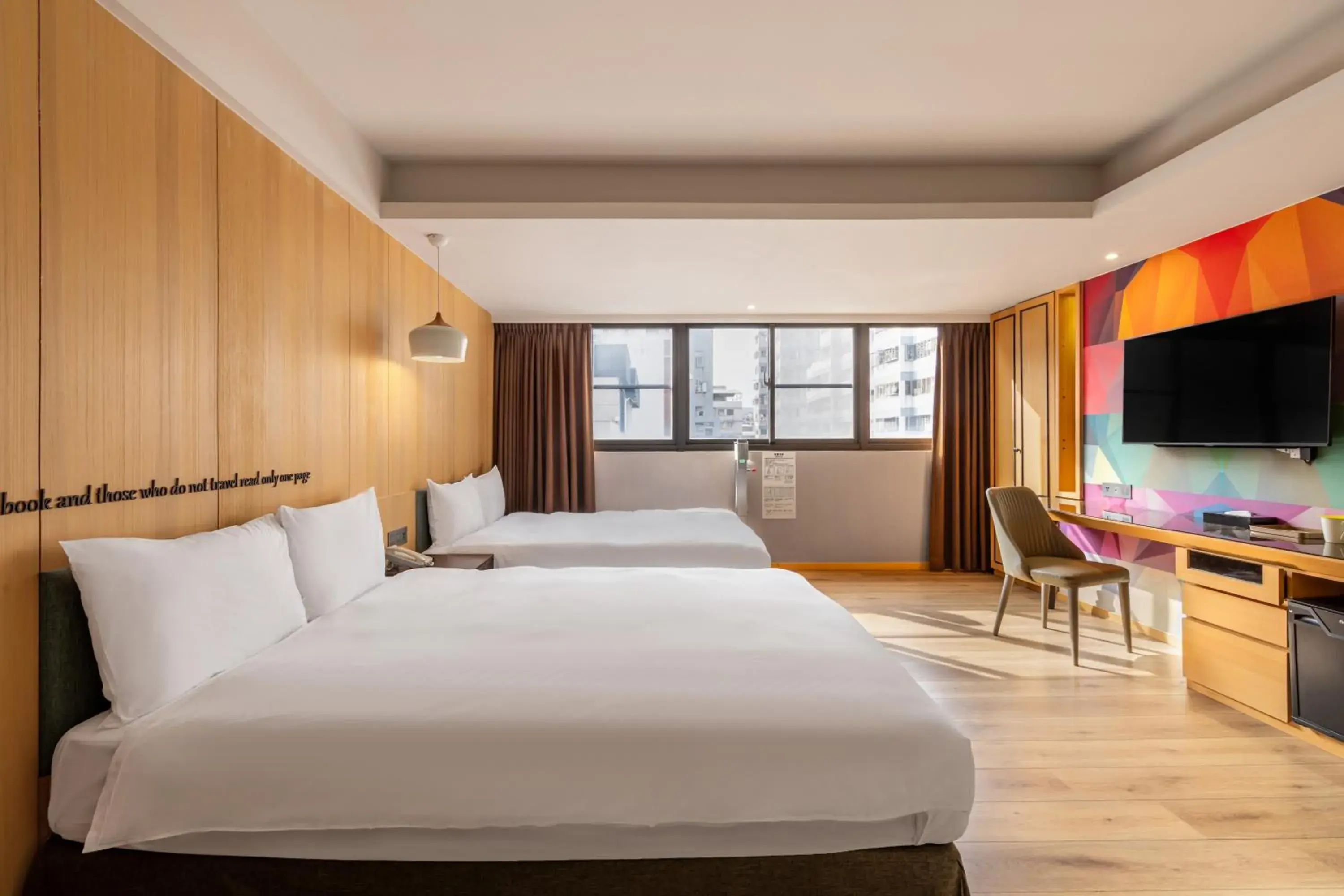 Bed in CHECK inn Taichung Wenxin Zhongqing Bed in CHECK inn Taichung Wenxin Zhongqing