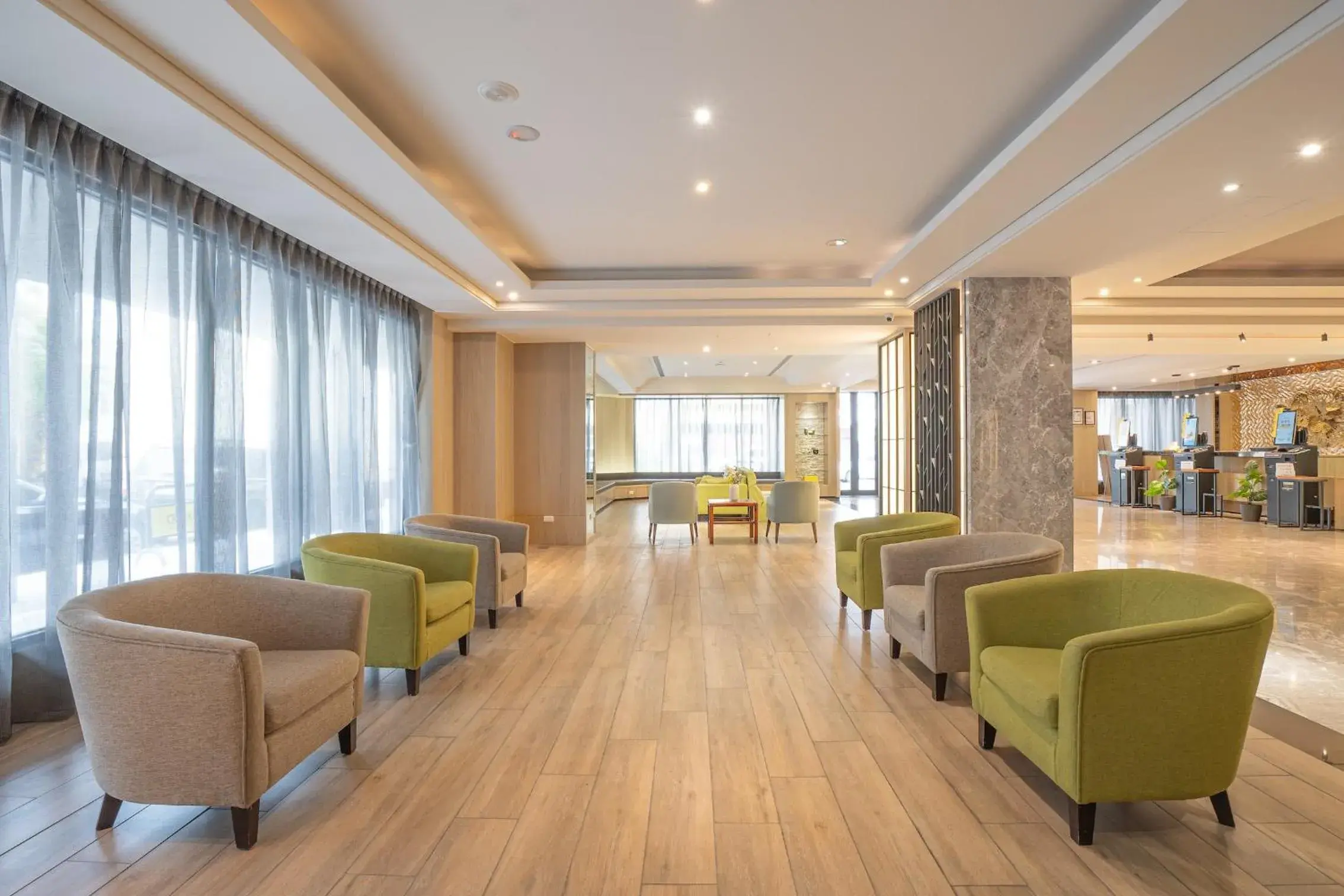 Seating area in CHECK inn Taichung Wenxin Zhongqing Seating area in CHECK inn Taichung Wenxin Zhongqing