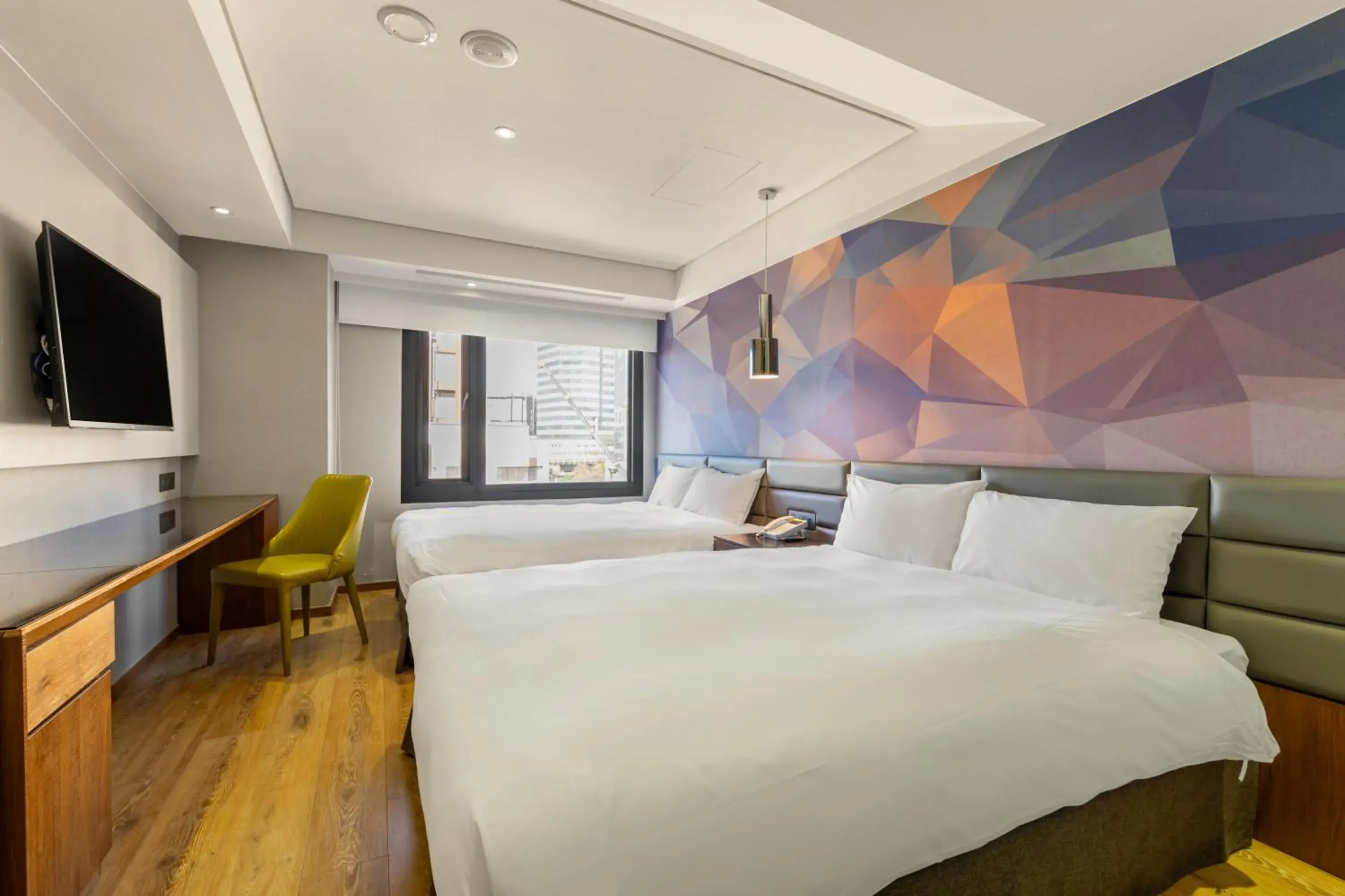 Classic Quadruple Room in CHECK inn Taichung Wenxin Zhongqing Classic Quadruple Room in CHECK inn Taichung Wenxin Zhongqing