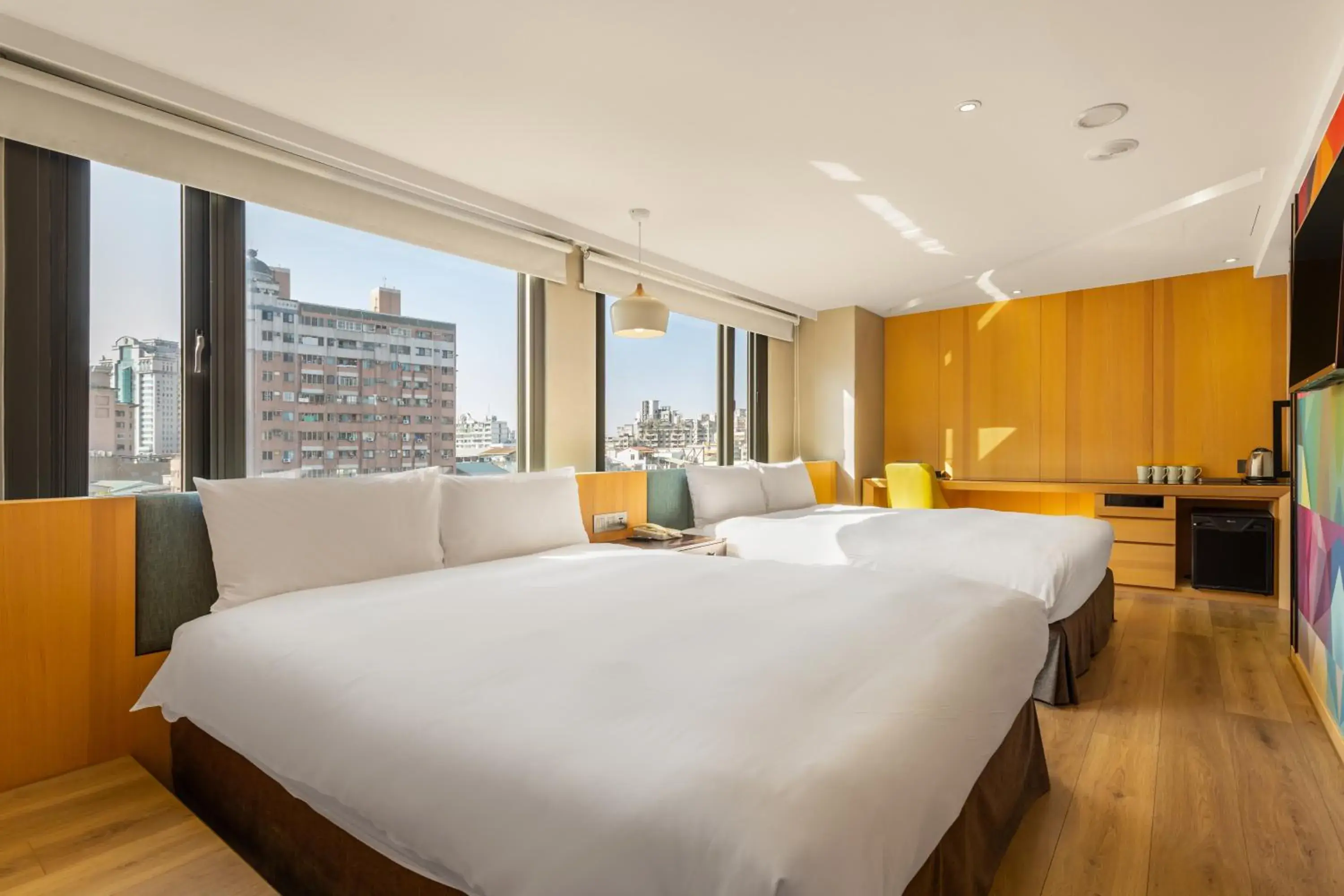 Bed in CHECK inn Taichung Wenxin Zhongqing Bed in CHECK inn Taichung Wenxin Zhongqing