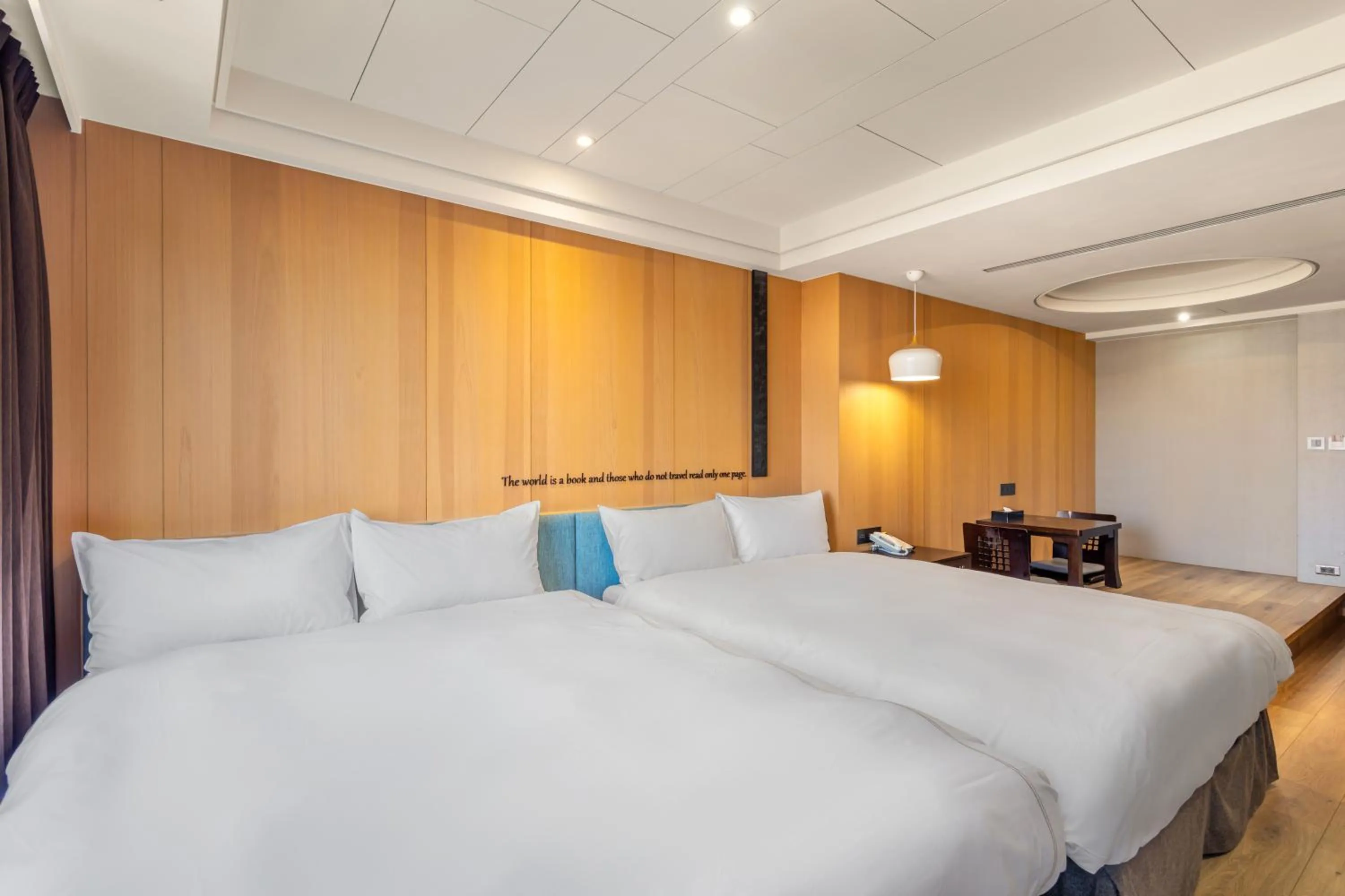 Bed in CHECK inn Taichung Wenxin Zhongqing