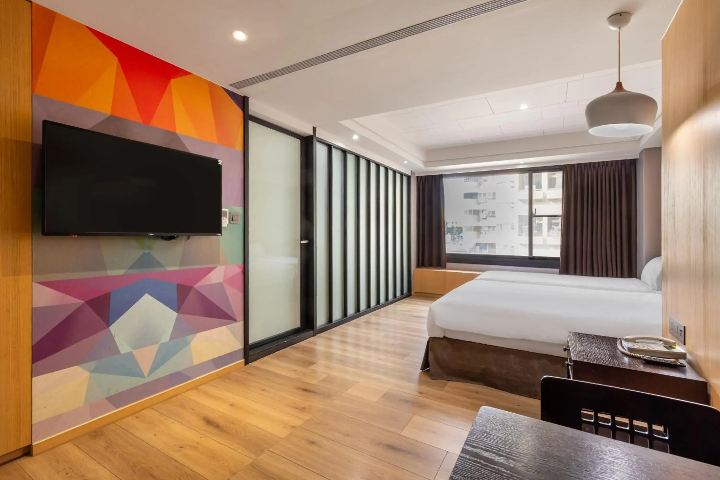 Bed in CHECK inn Taichung Wenxin Zhongqing Bed in CHECK inn Taichung Wenxin Zhongqing