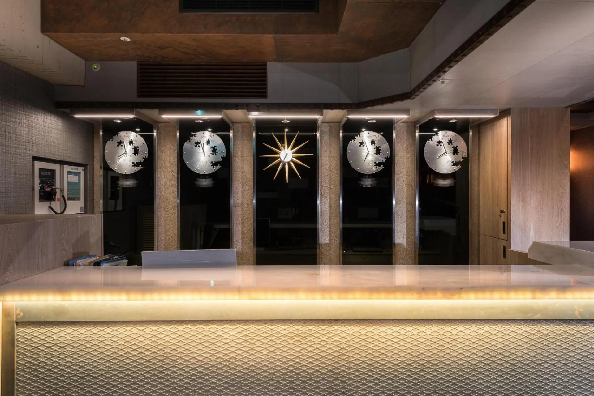 Decorative detail in Sunrise Hotel