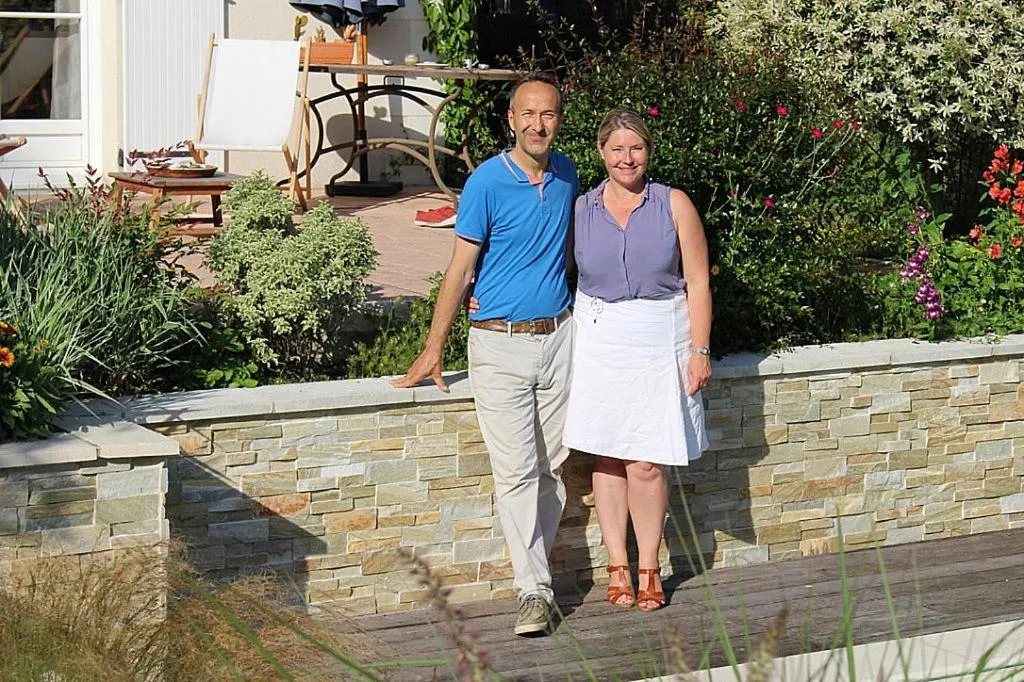 Family in Logis du Lièvre d'or