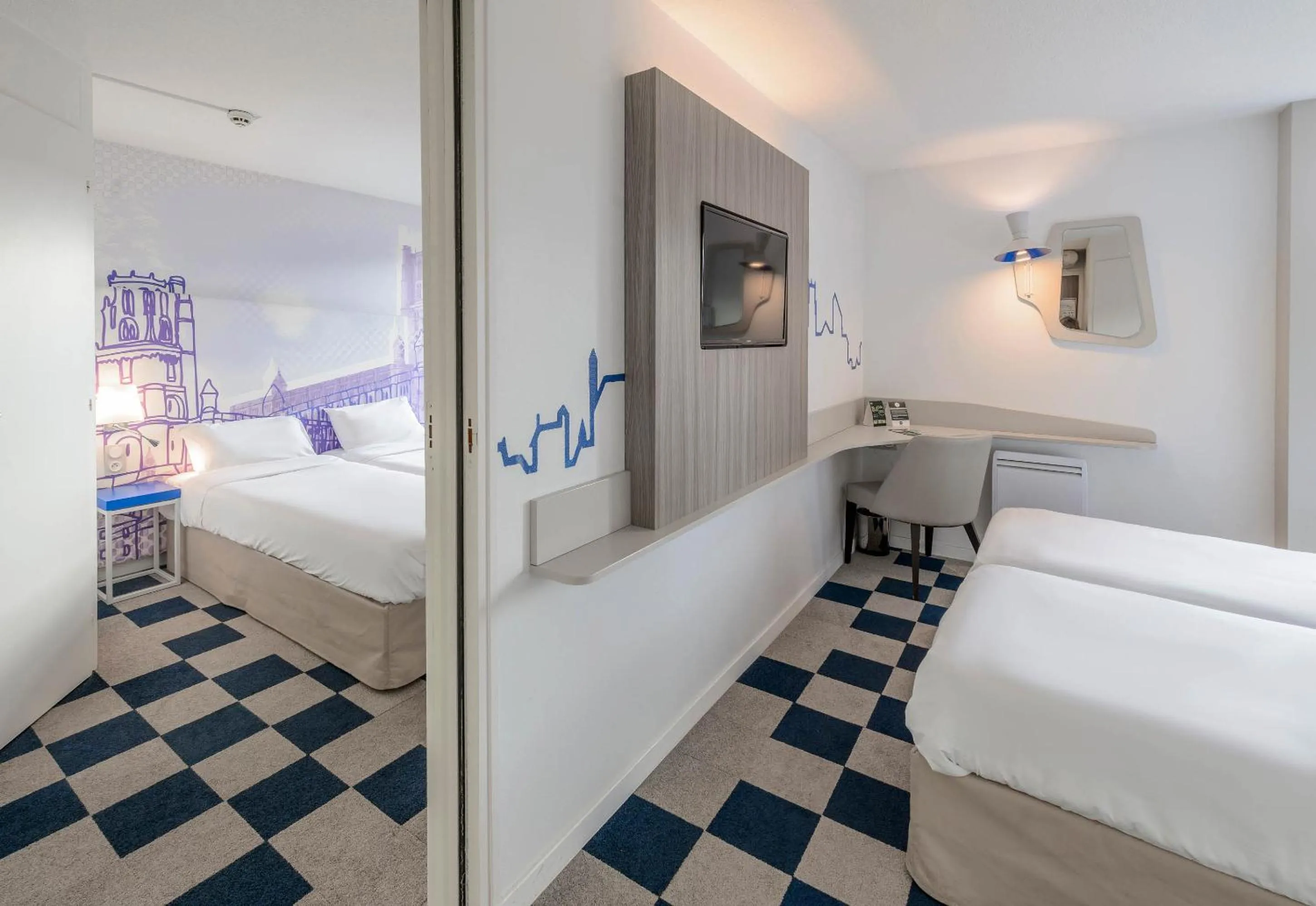 Bedroom, Bed in B&B HOTEL Albi