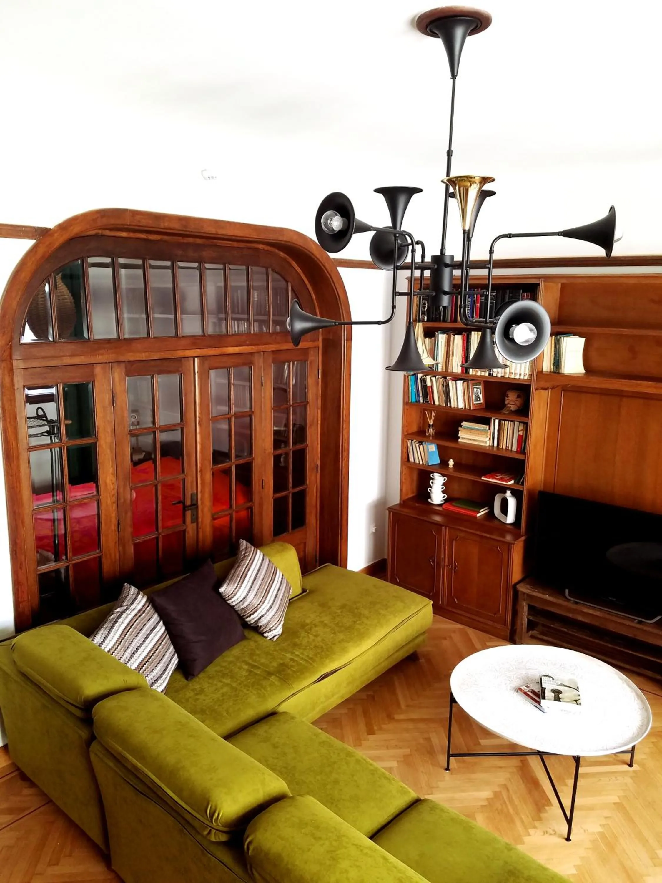 Living room in Kolonaki Deco Apartment