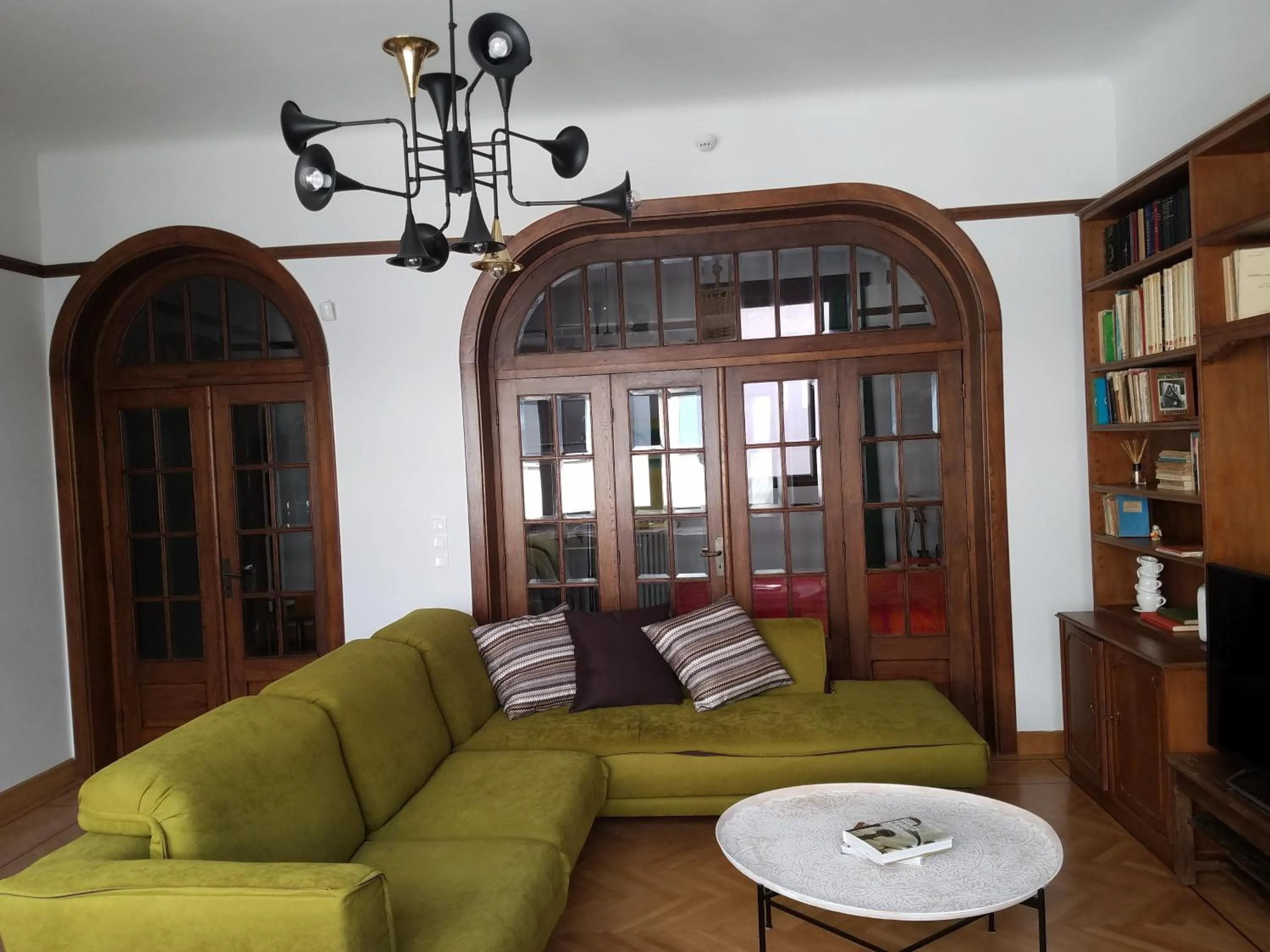 Living room in Kolonaki Deco Apartment