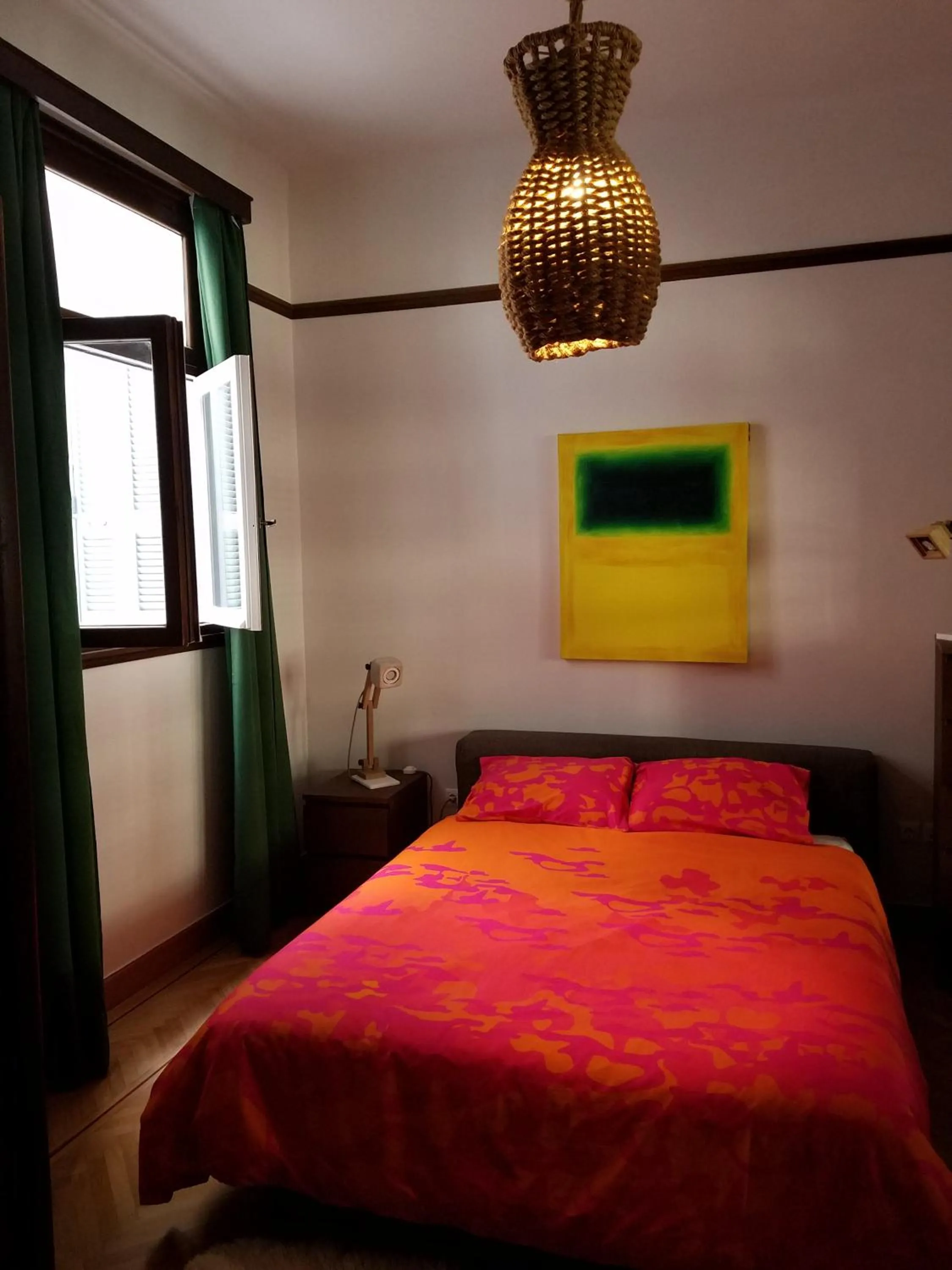 Bedroom, Bed in Kolonaki Deco Apartment